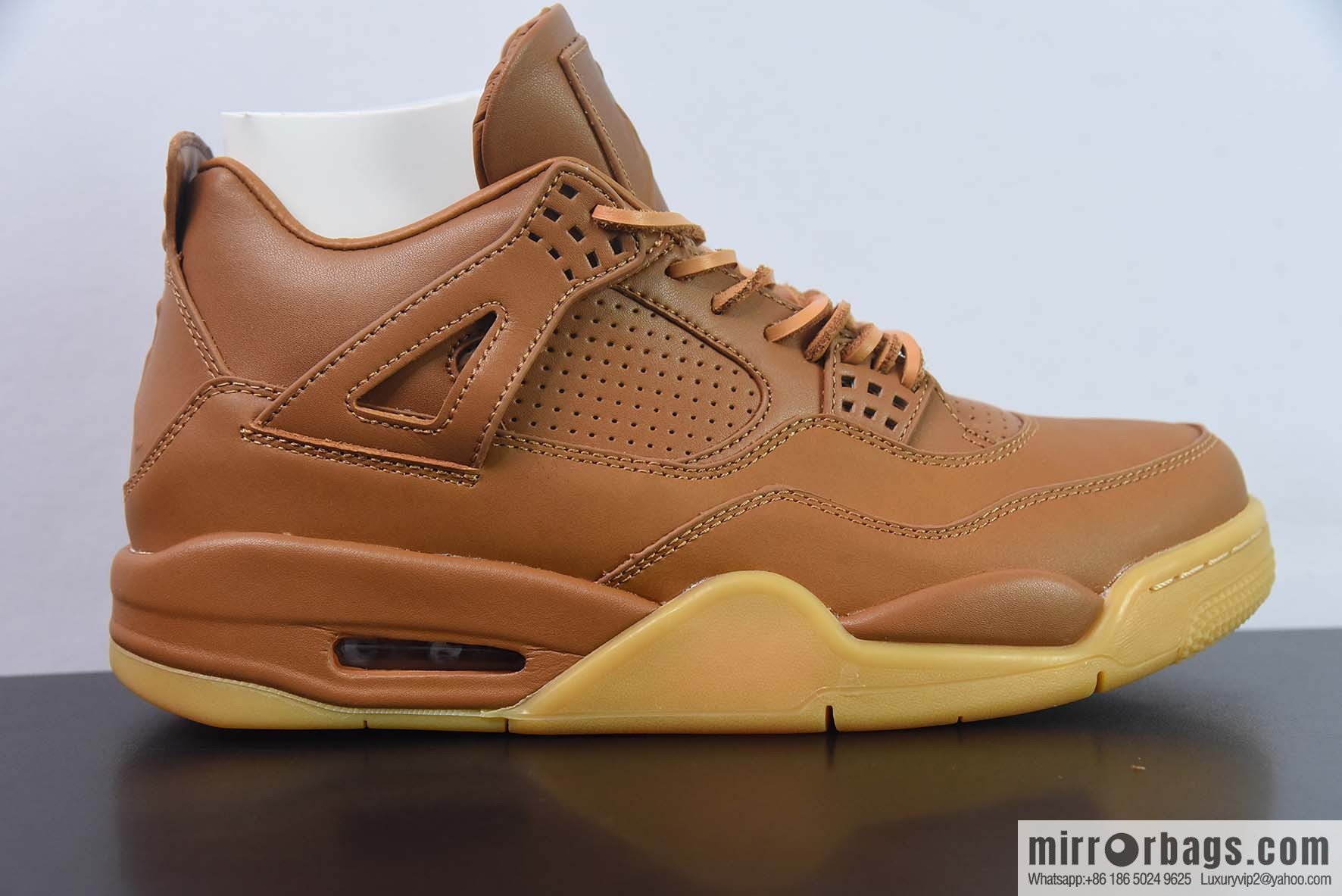 Air Jordan AJ4 Retro Snakeskin Peak Wheat Yellow sneakers Part Number: 819139-205