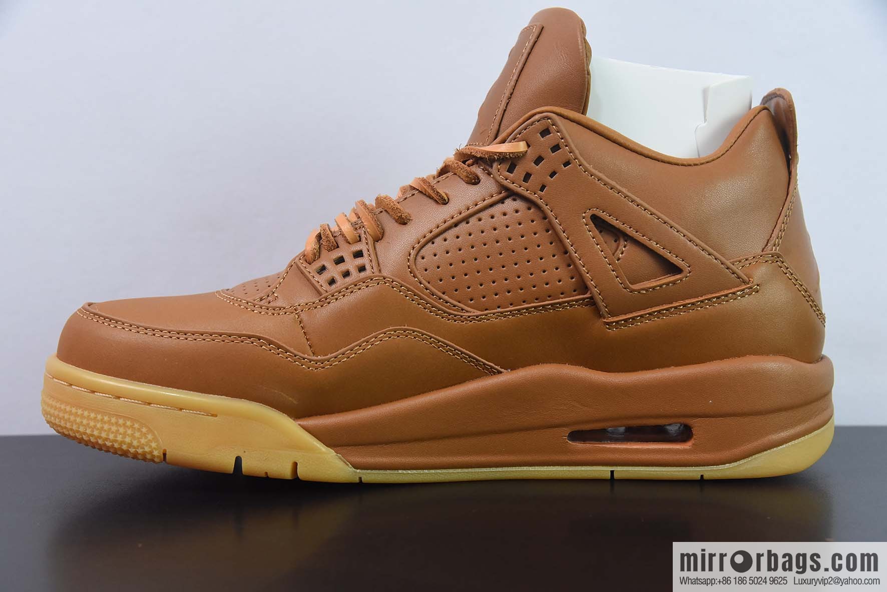 Air Jordan AJ4 Retro Snakeskin Peak Wheat Yellow sneakers Part Number: 819139-205