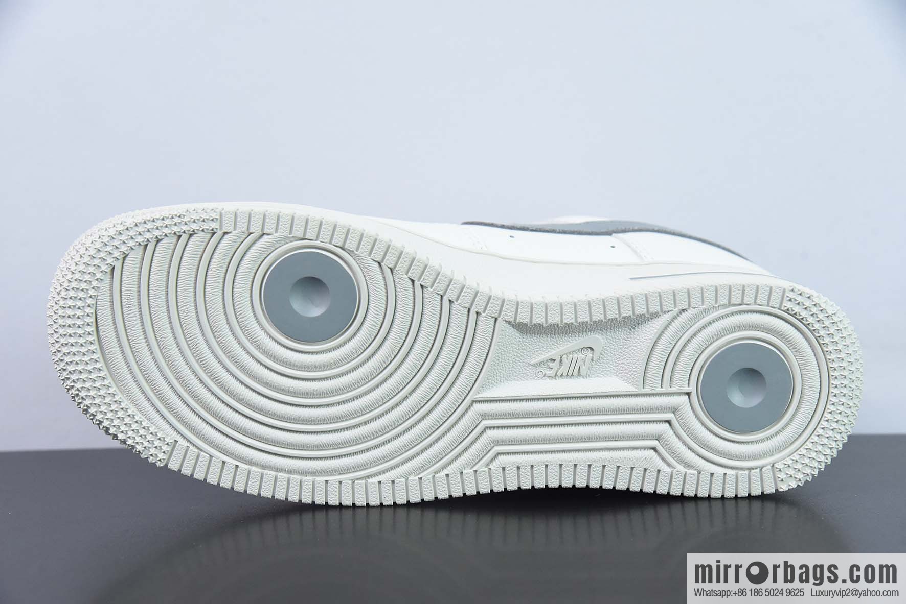 Nike Air Force 1 AF1 Air Force One/Low Help, White Grey Embroidery 40th Anniversary Edition Item No. DQ7658-106