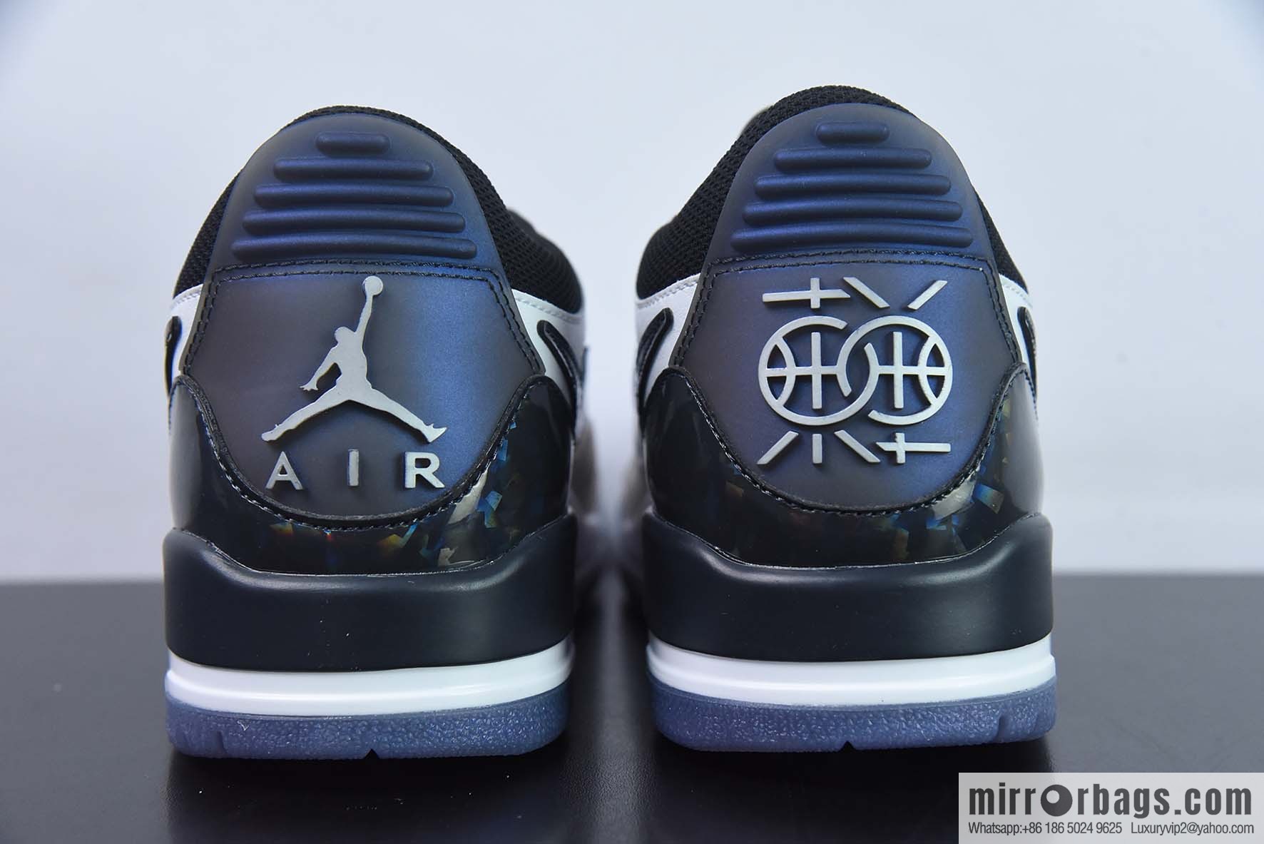 Nike Air Jordan Legacy 312 Low Jordan's strongest three-in-one mixed version AJ312 colorful, black and blue, item number: DV1719 100