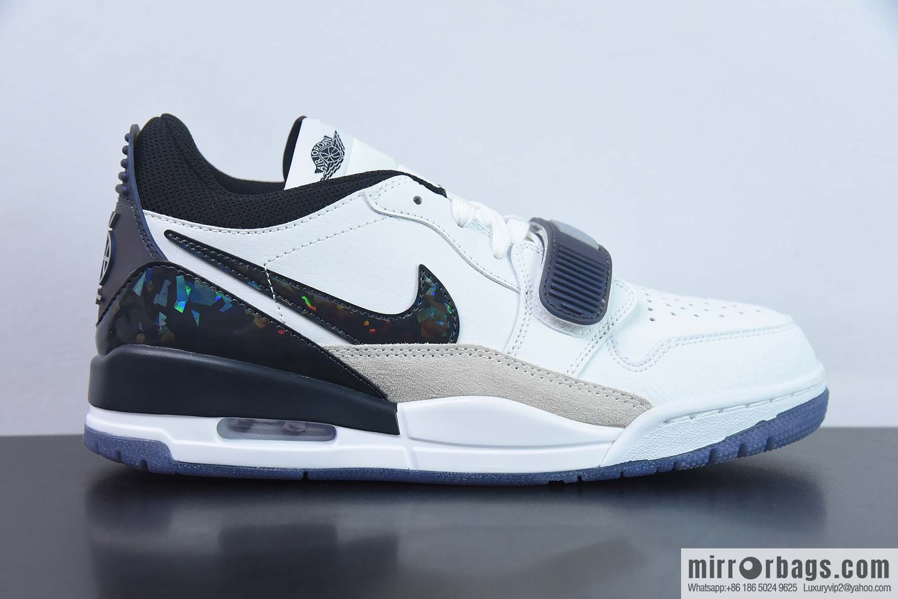 Nike Air Jordan Legacy 312 Low Jordan's strongest three-in-one mixed version AJ312 colorful, black and blue, item number: DV1719 100