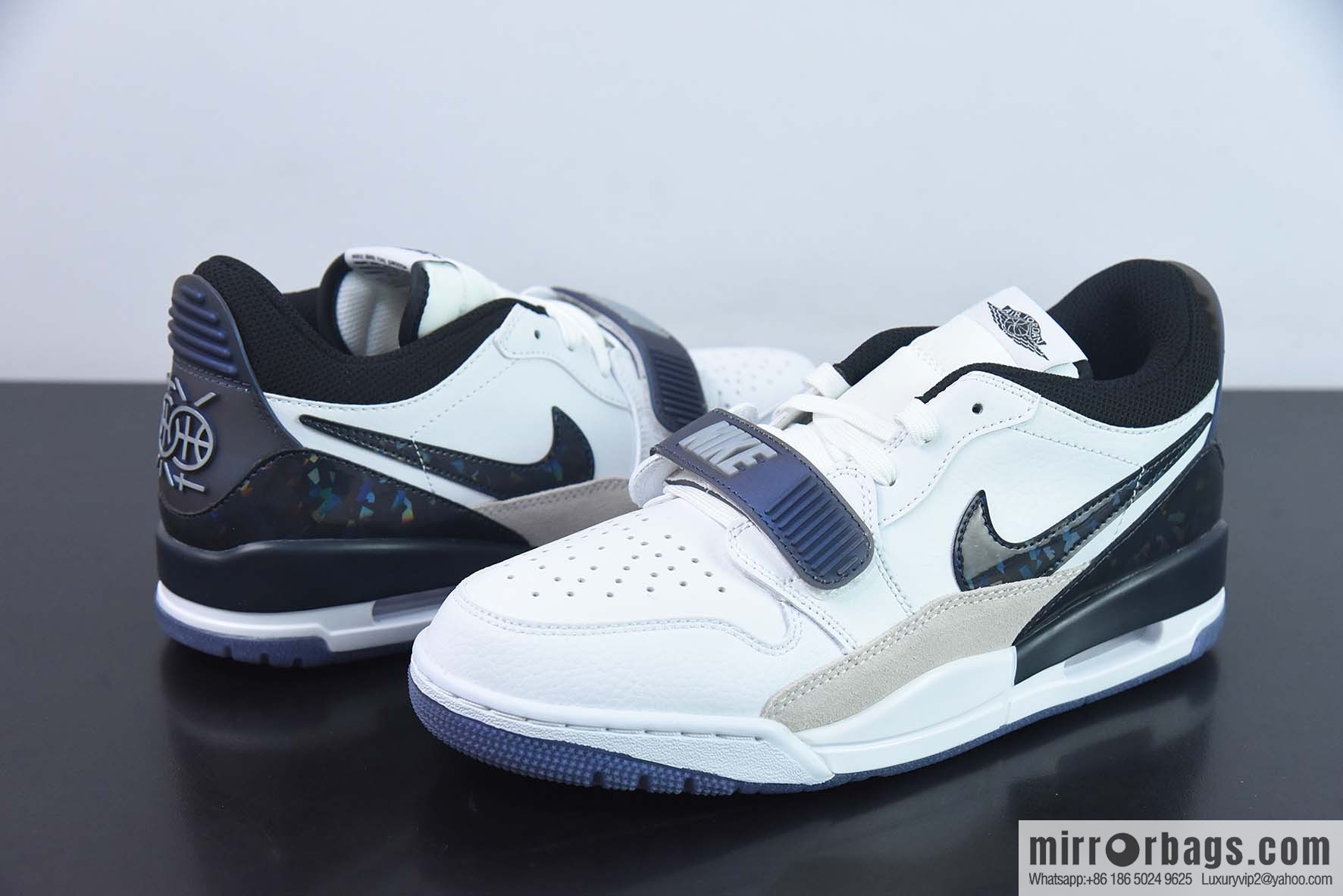Nike Air Jordan Legacy 312 Low Jordan's strongest three-in-one mixed version AJ312 colorful, black and blue, item number: DV1719 100