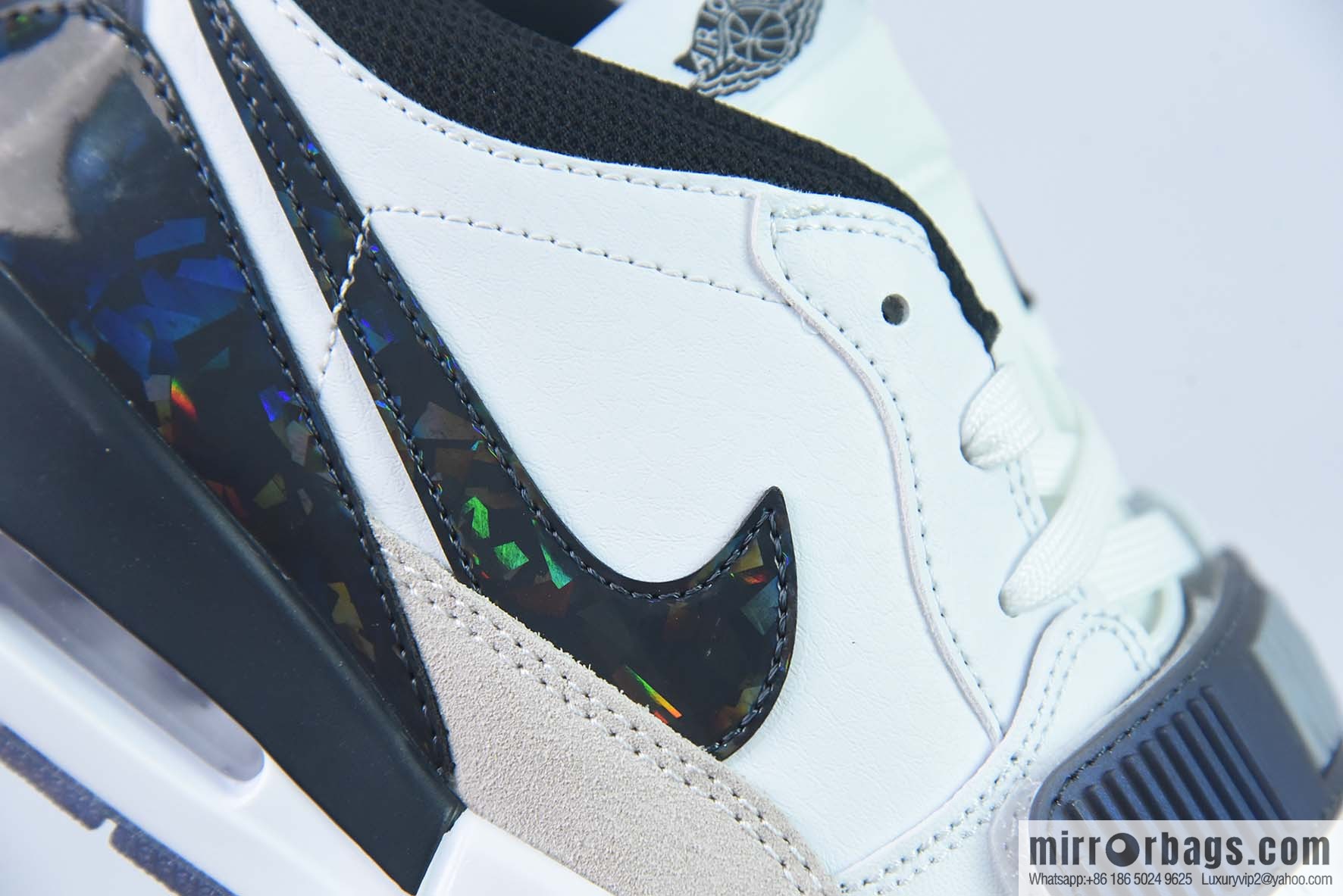 Nike Air Jordan Legacy 312 Low Jordan's strongest three-in-one mixed version AJ312 colorful, black and blue, item number: DV1719 100