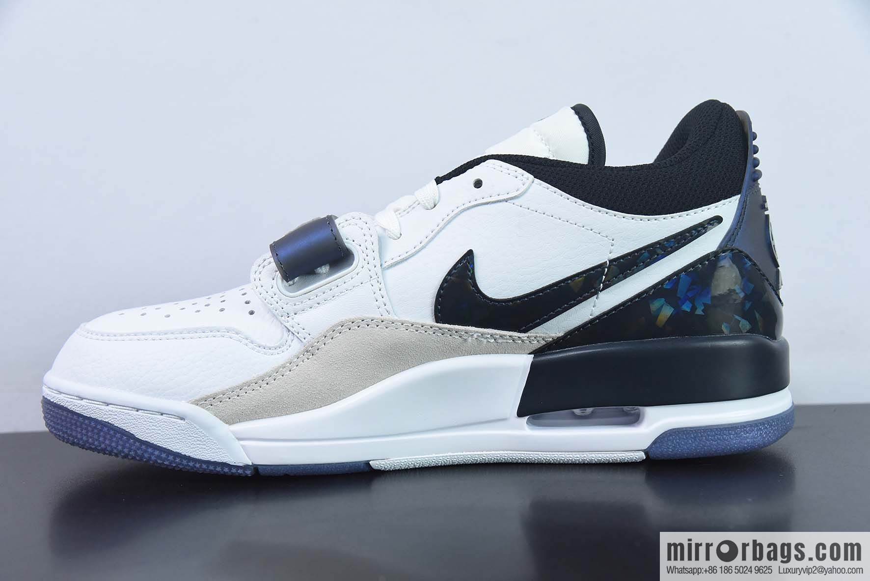 Nike Air Jordan Legacy 312 Low Jordan's strongest three-in-one mixed version AJ312 colorful, black and blue, item number: DV1719 100