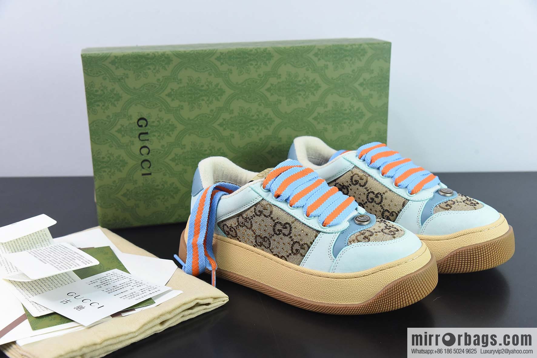 Gucci/Gucci chubby small dirty shoes series board shoes/platform models