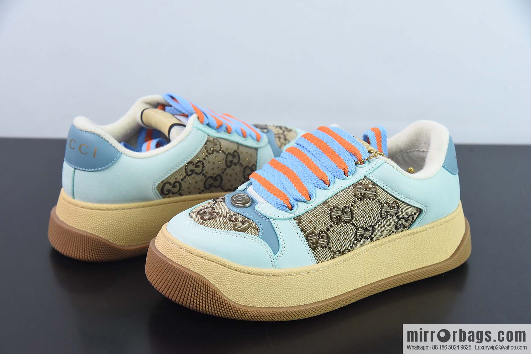 Gucci/Gucci chubby small dirty shoes series board shoes/platform models