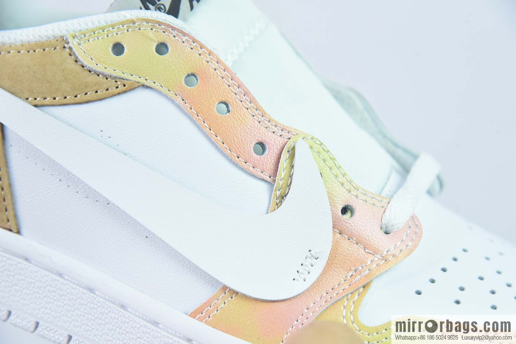 Air Jordan 1 Retro High OG barb, orange and white, reverse toe sneakers Item number: CZ0790-109