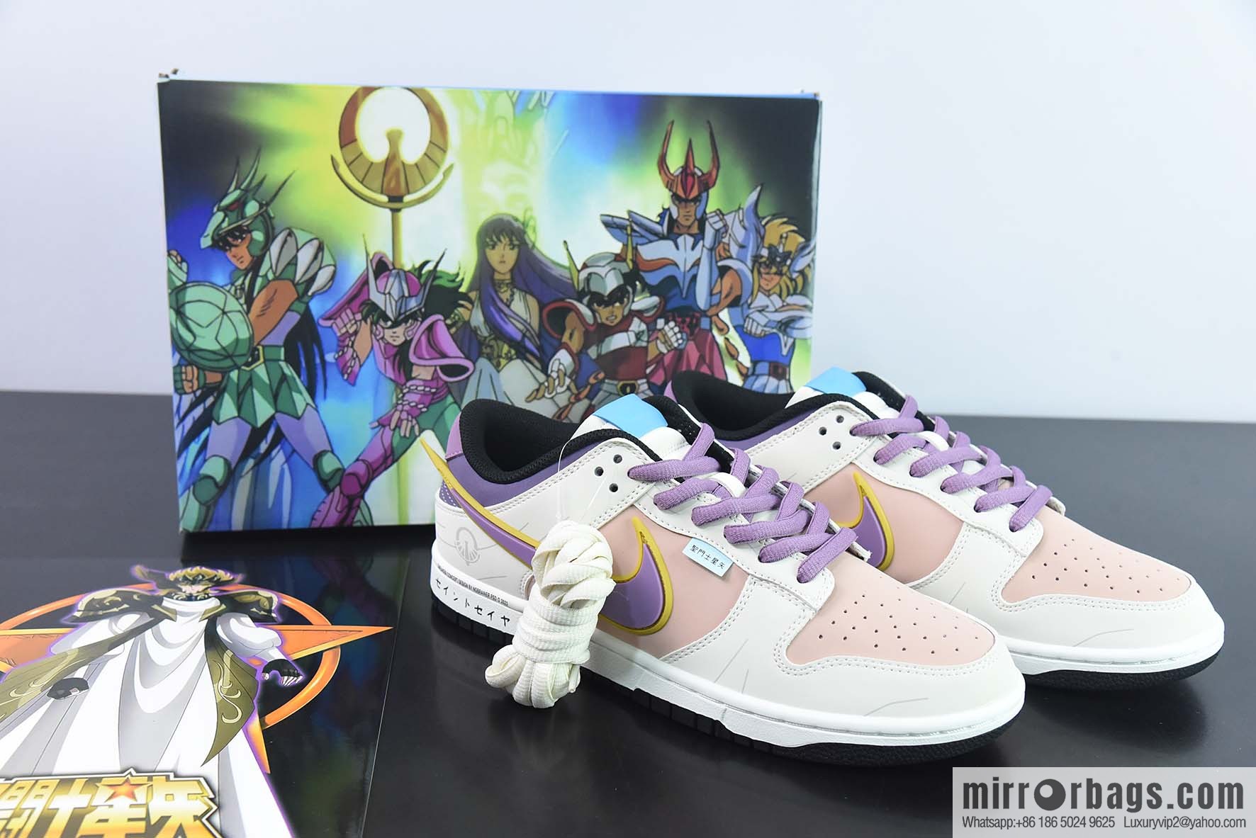 Nike SB Dunk Low flying wing series, Saint Seiya, Athena, low-top casual sports skateboard shoes, item number: ZD2356 155