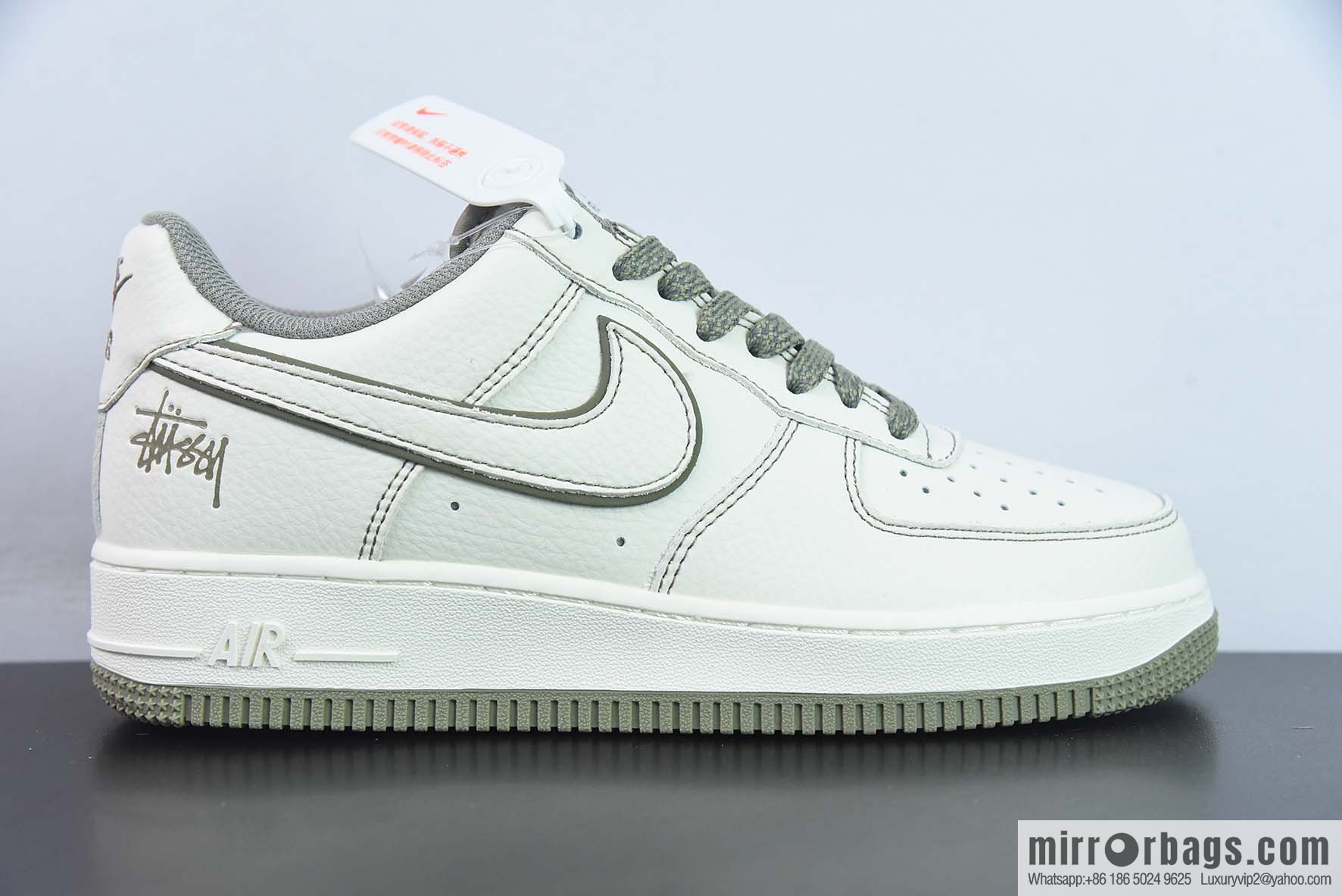Nike Air Force 1 Low Stuart joint name, reflective Air Force One low-top casual shoes, item number: UN1635-777
