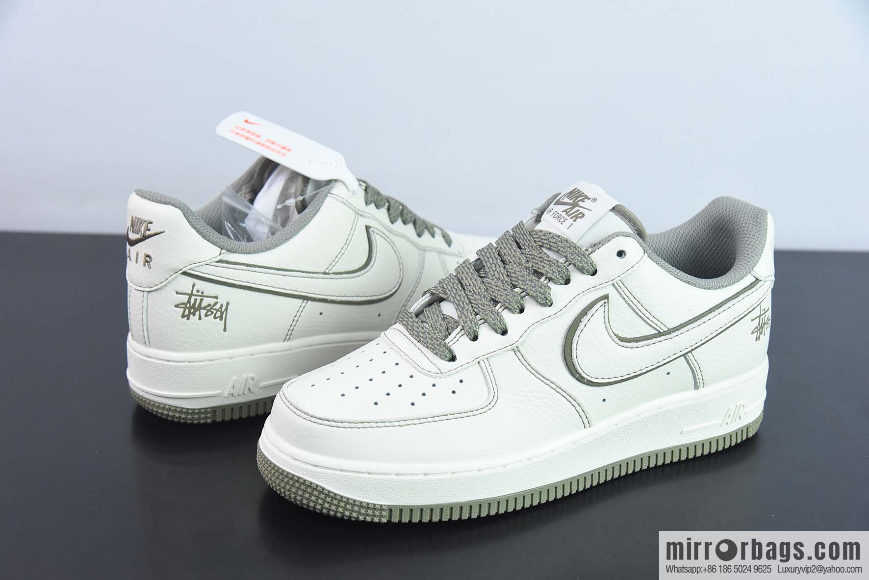 Nike Air Force 1 Low Stuart joint name, reflective Air Force One low-top casual shoes, item number: UN1635-777