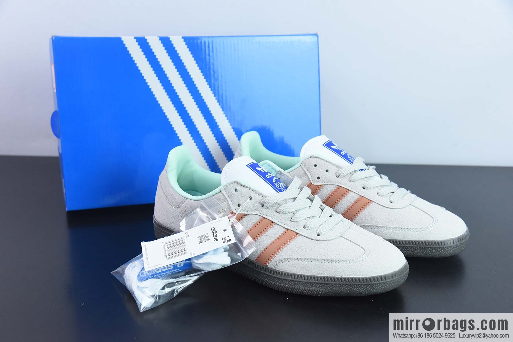 Adidas Originals Samba Suede, Adidas, Clover, Samba Series Versatile Vintage Low Top Board Shoes, Item Number: ID2047