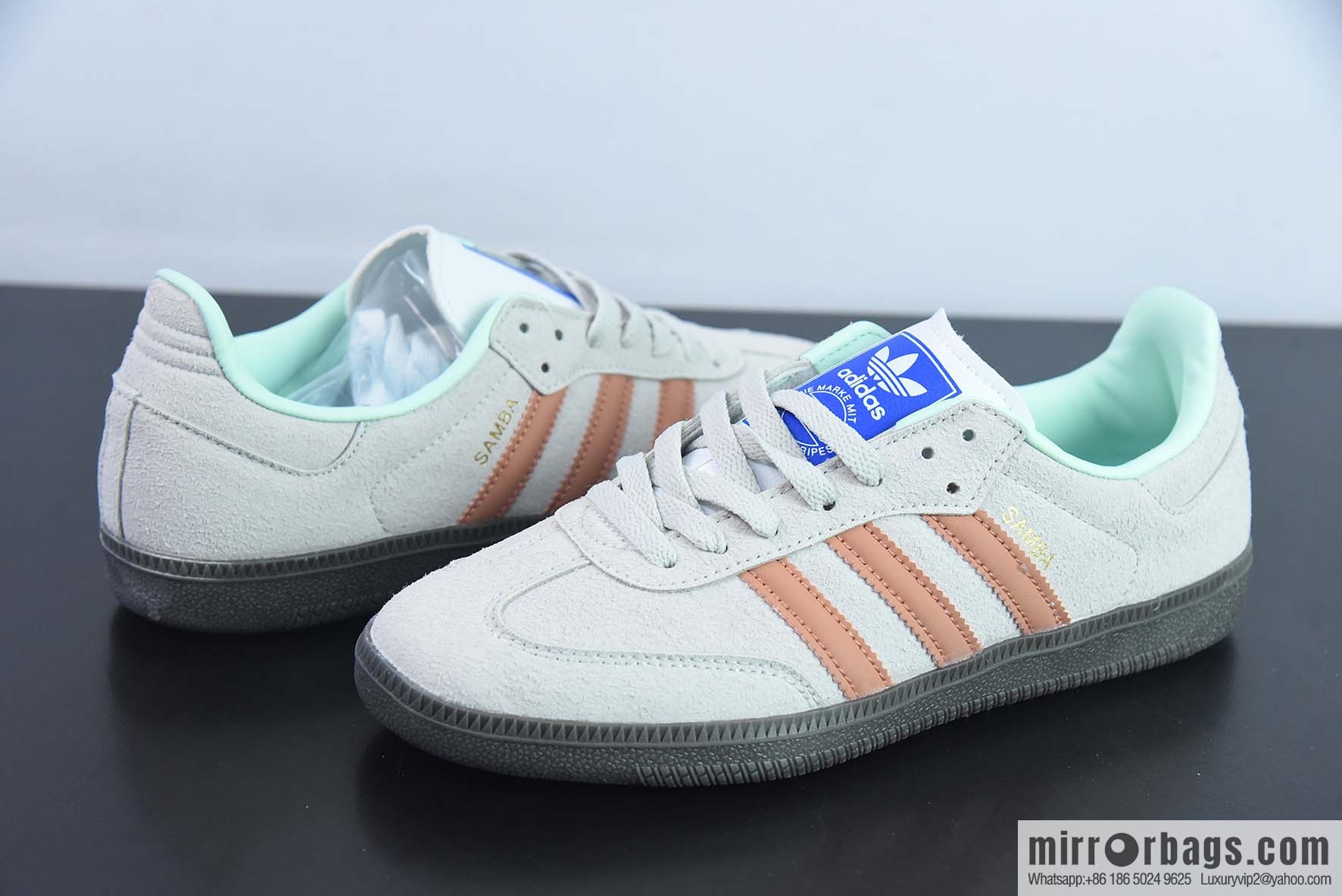 Adidas Originals Samba Suede, Adidas, Clover, Samba Series Versatile Vintage Low Top Board Shoes, Item Number: ID2047