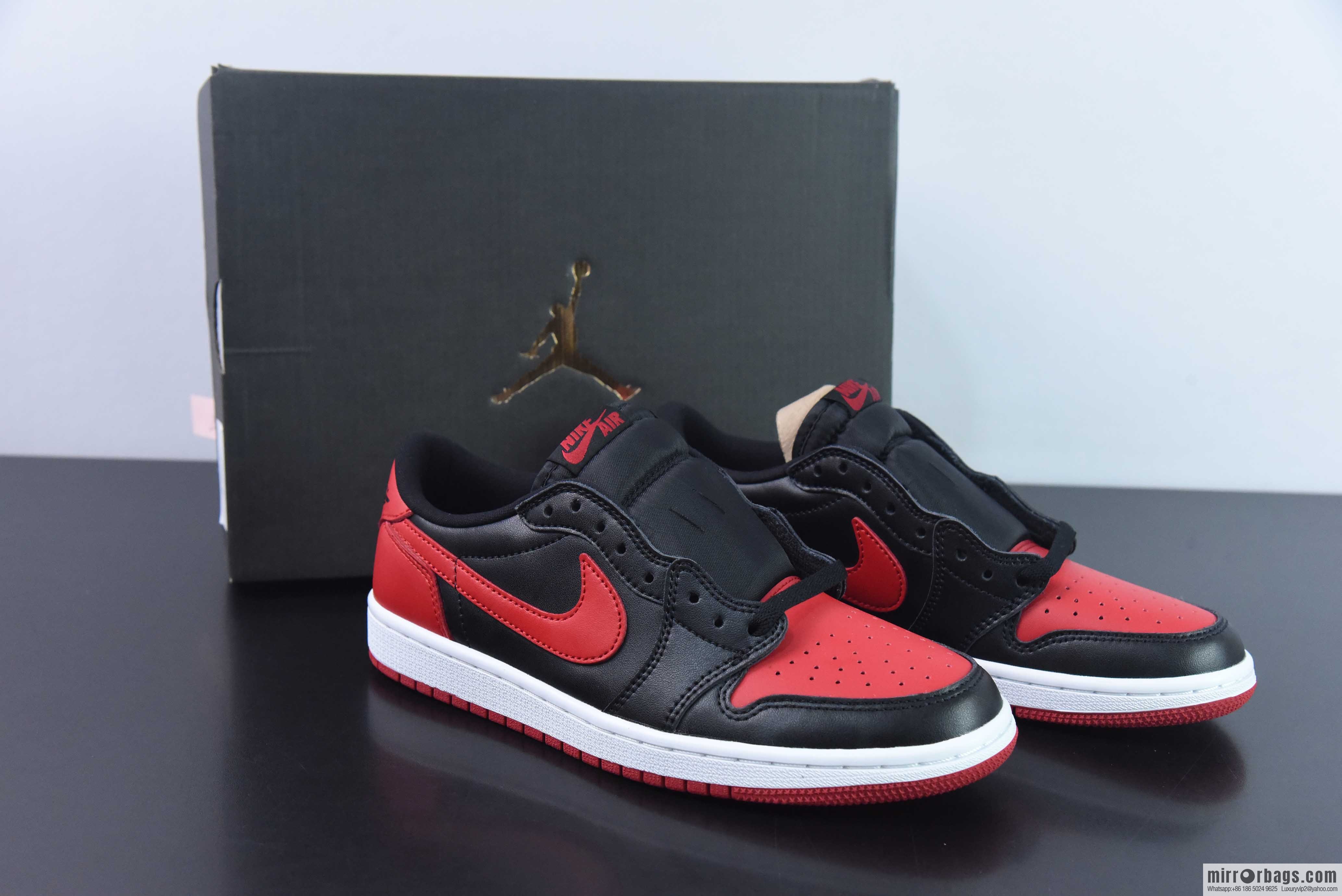 Air Jordan AJ1 Retro Low OG low top, black and red are prohibited, item number: 705329-001