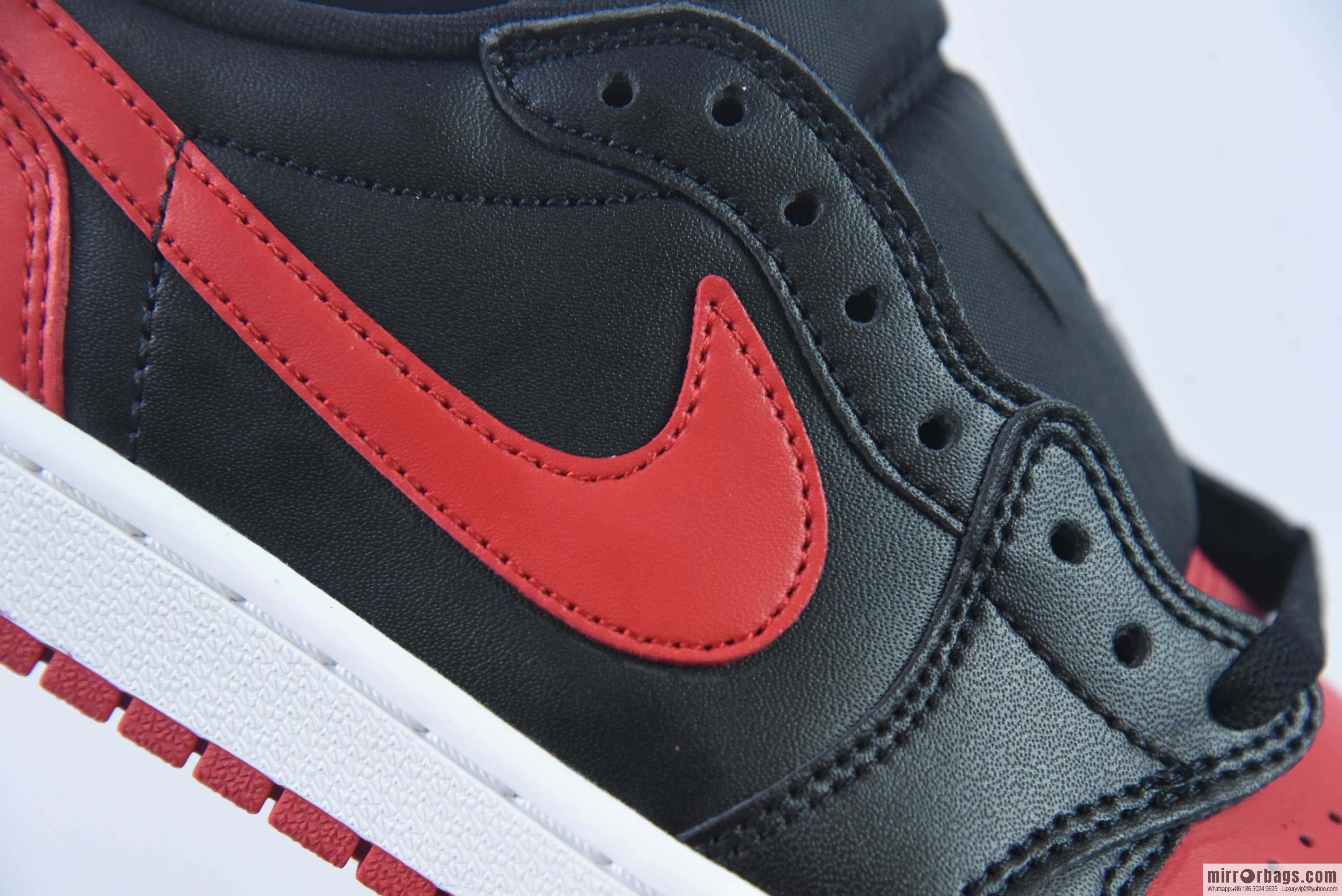 Air Jordan AJ1 Retro Low OG low top, black and red are prohibited, item number: 705329-001