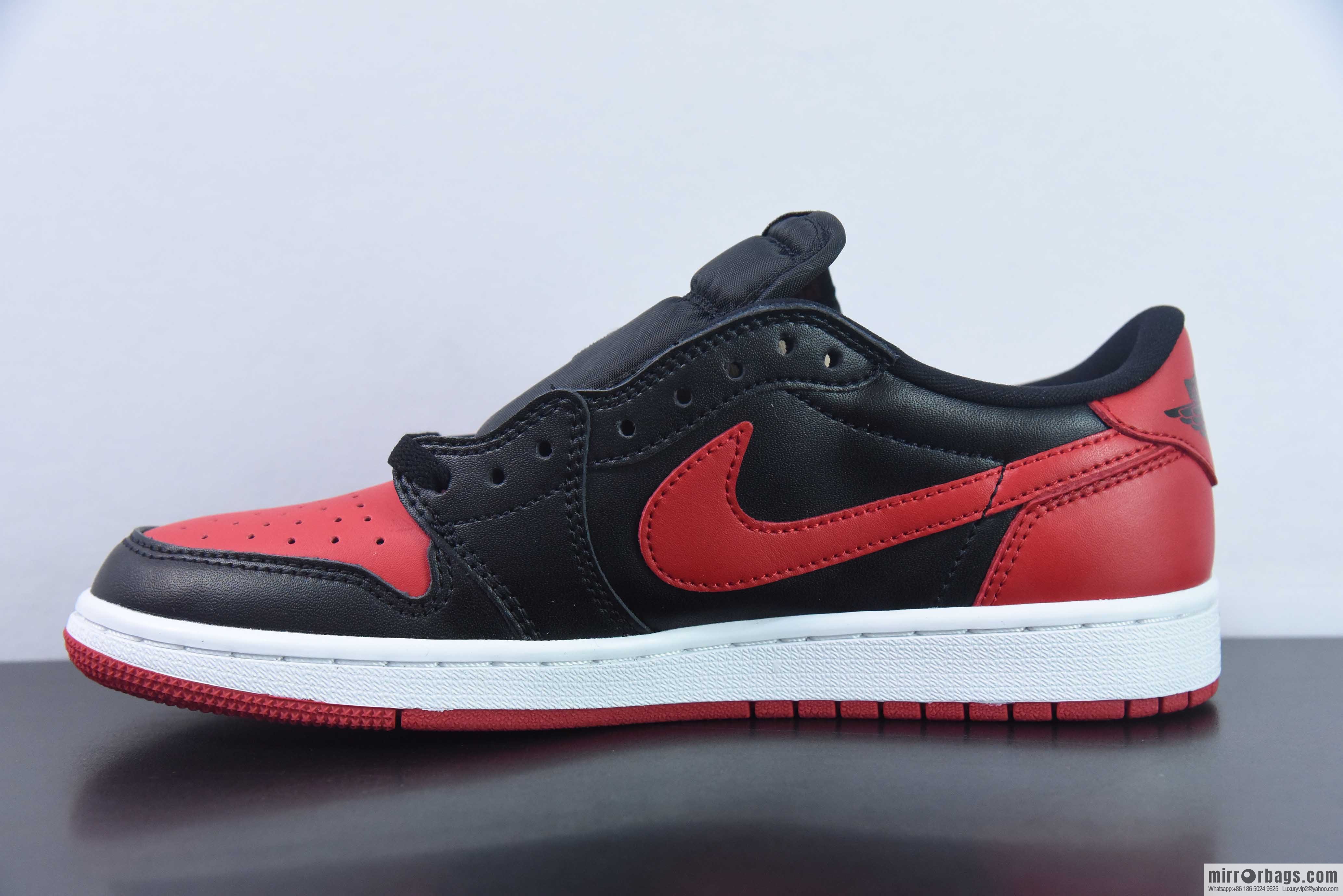 Air Jordan AJ1 Retro Low OG low top, black and red are prohibited, item number: 705329-001