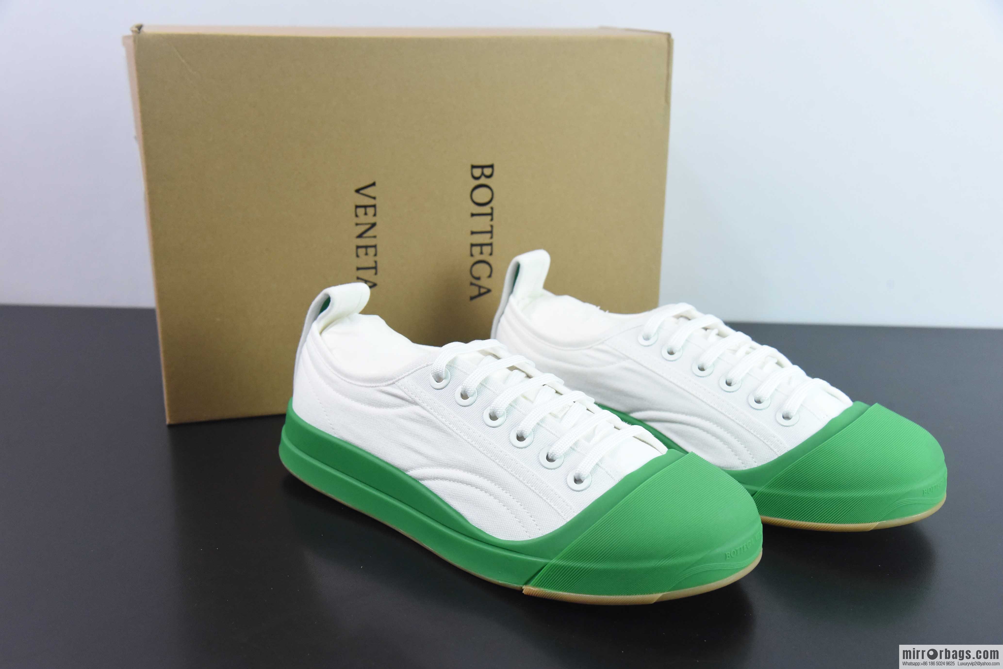 Bottega Veneta 2023ss new round head shoes Bodie home BV latest IVULCAN series His & Hers casual sneakers