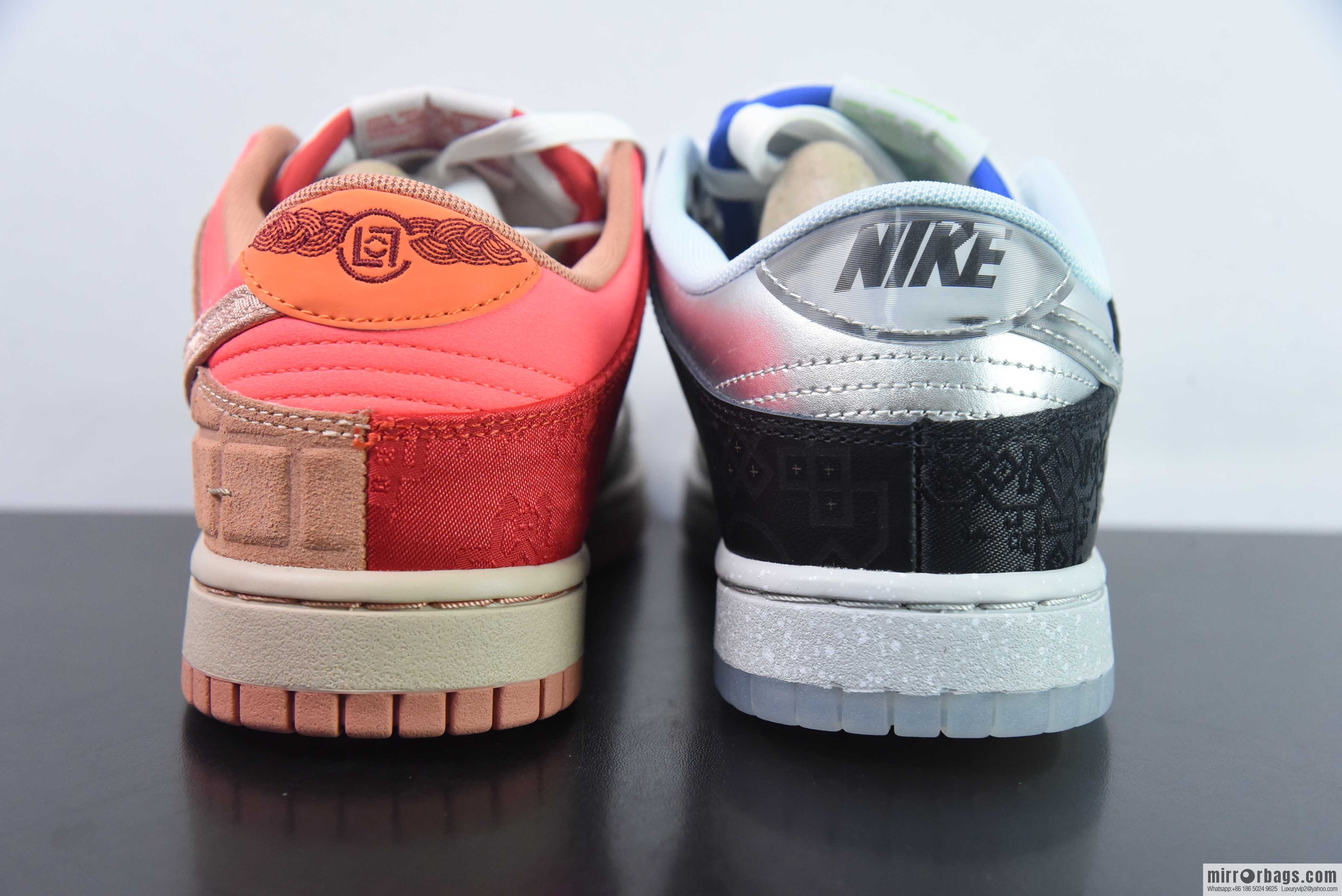 CLOT x Dunk joint model, brown, blue and gray Edison Chen is in charge of Condensation Group, joint limited-edition board shoes