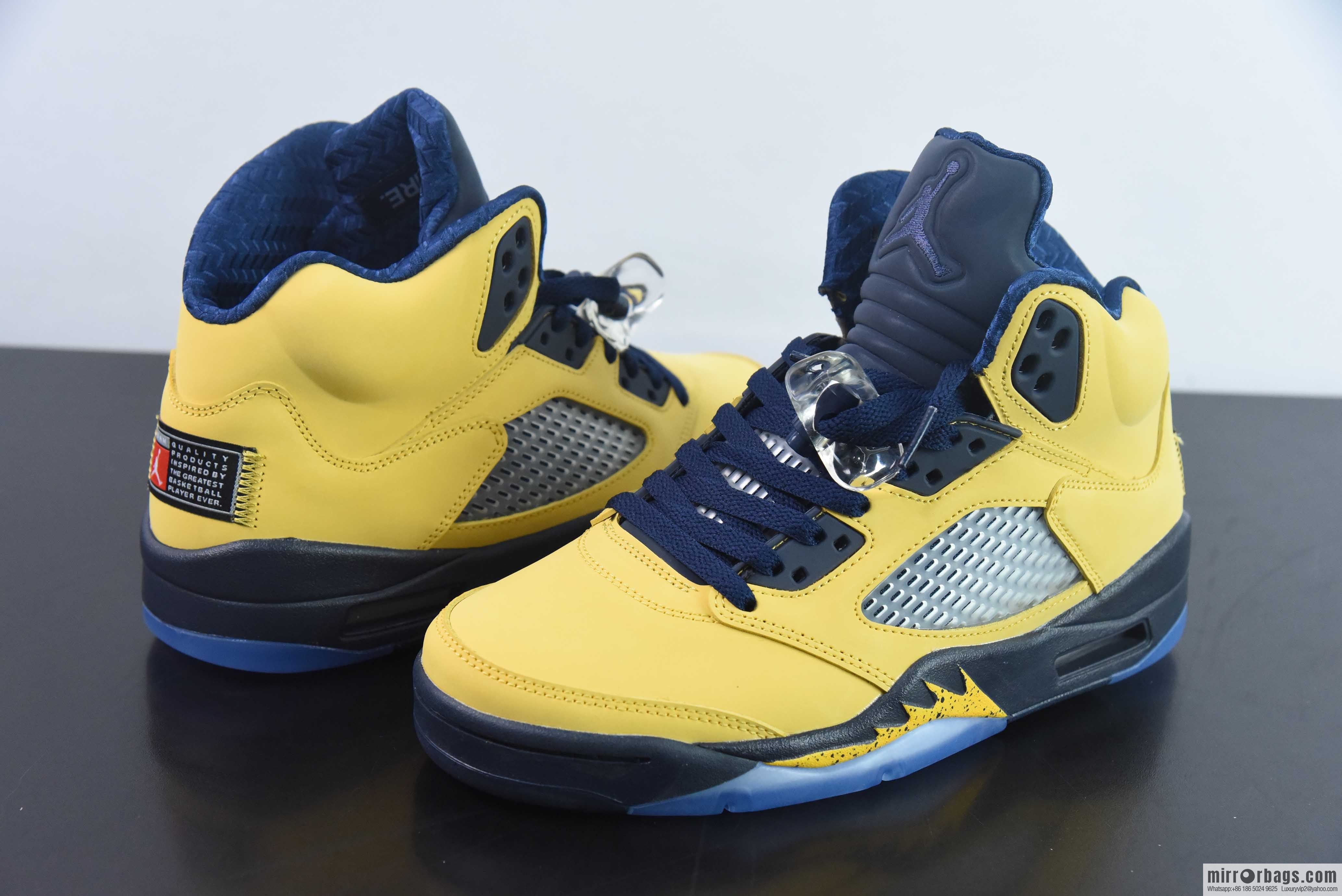 Air Jordan 5 Retro Michigan Sneakers, Part Number: CQ9541 704