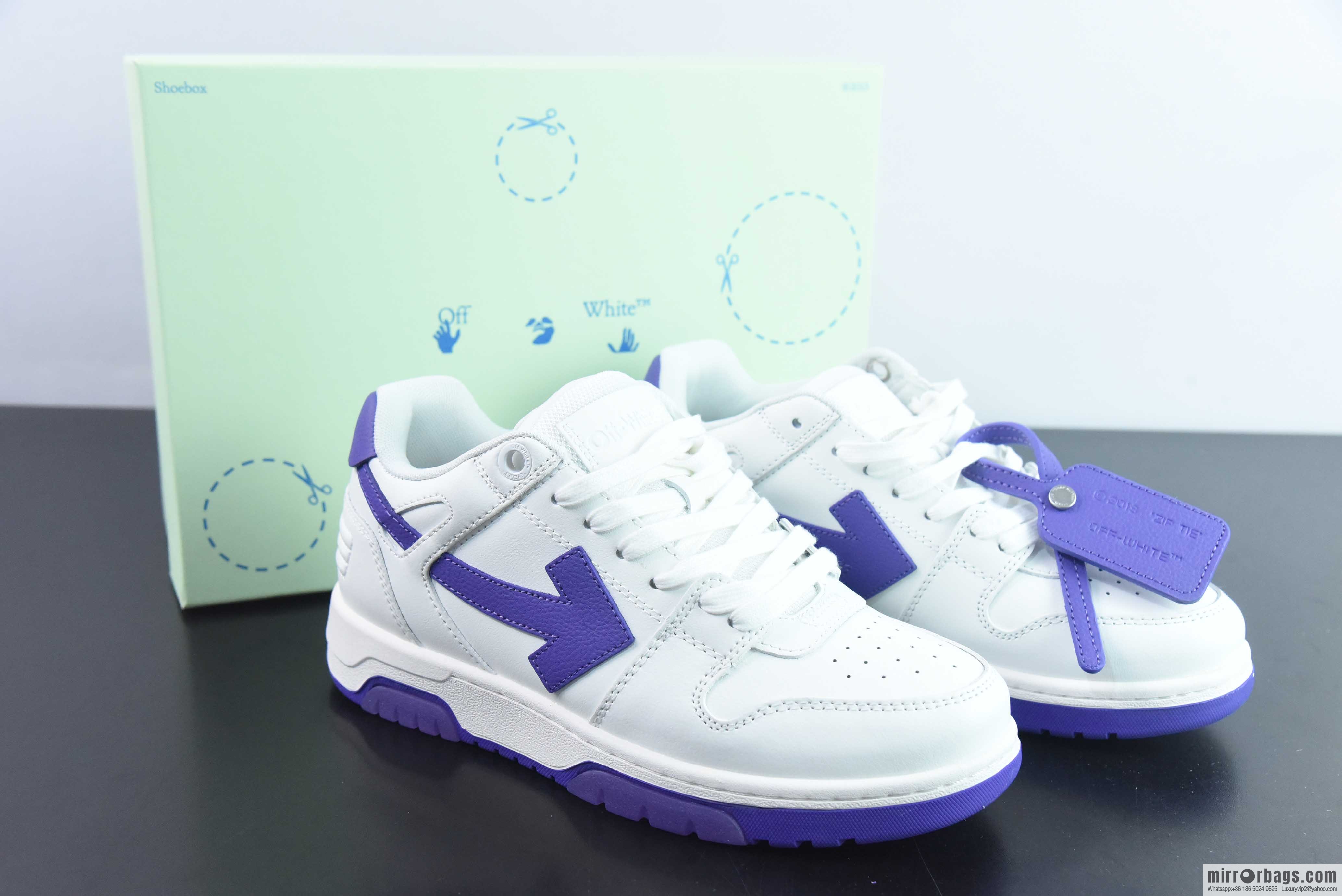 OFF-WHITE Out Of Office series low-top retro versatile casual sports shoes