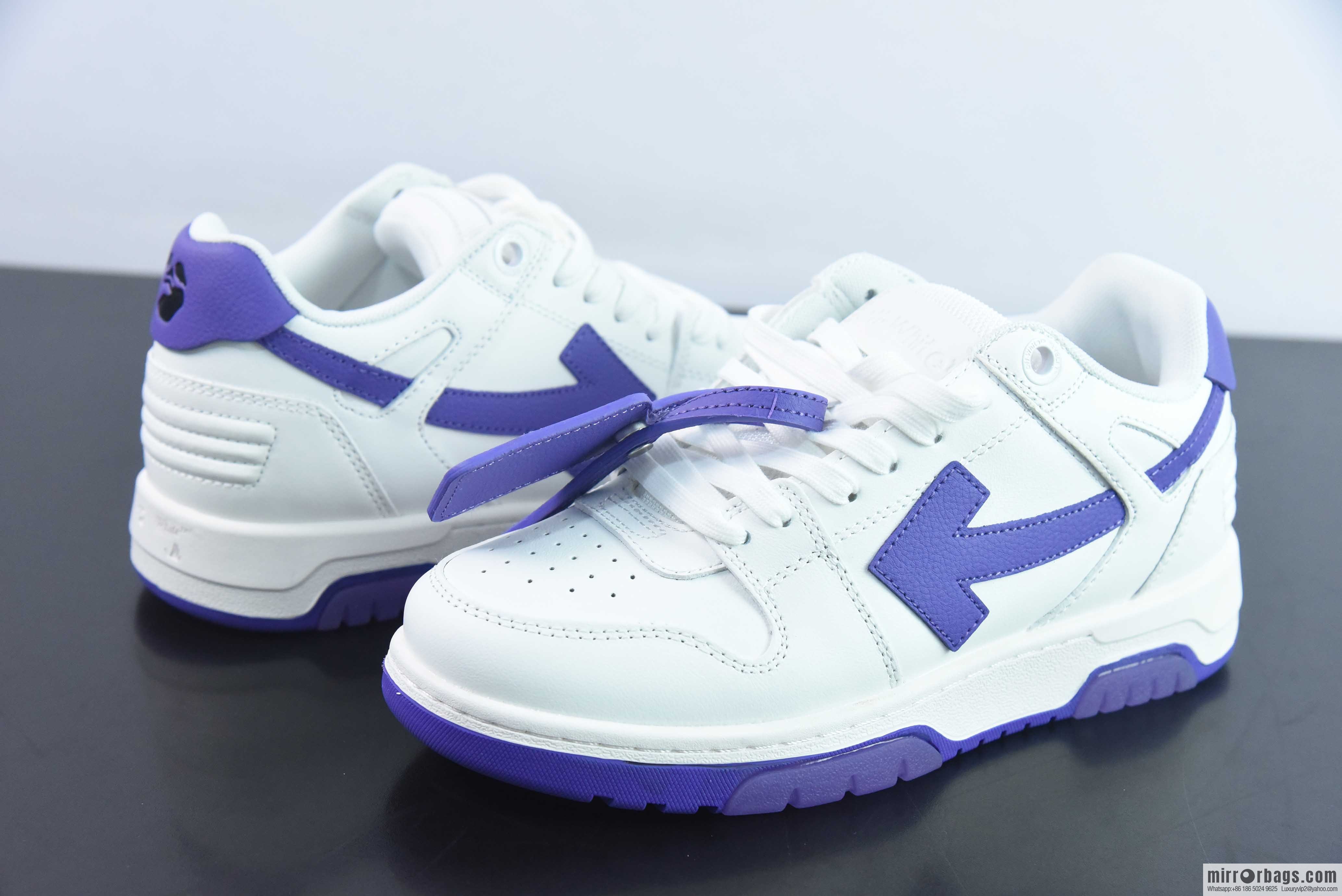 OFF-WHITE Out Of Office series low-top retro versatile casual sports shoes