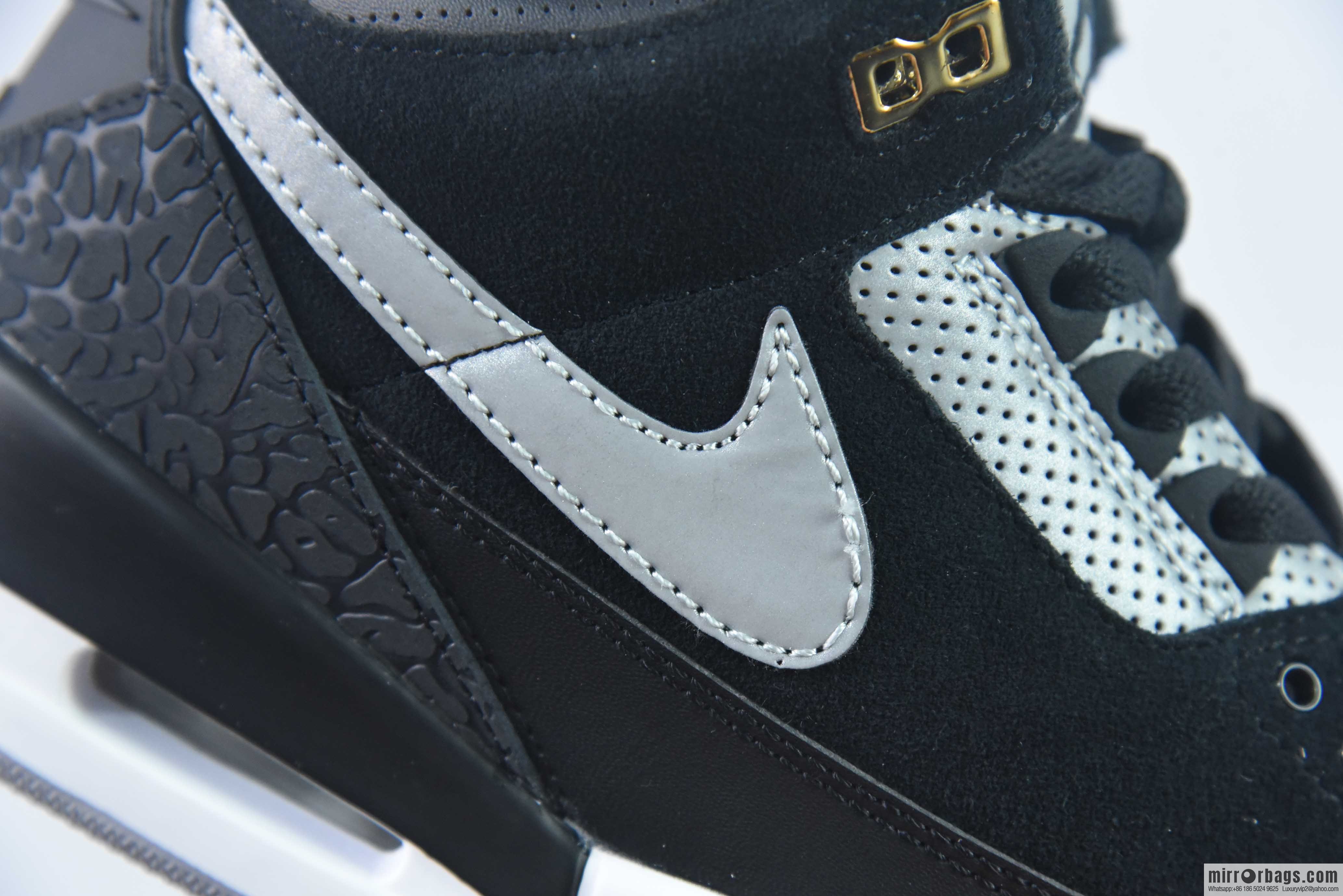 Air Jordan 3 Retro Tinker AJ3 black and gray sports shoes color scheme item number: CK4348-007