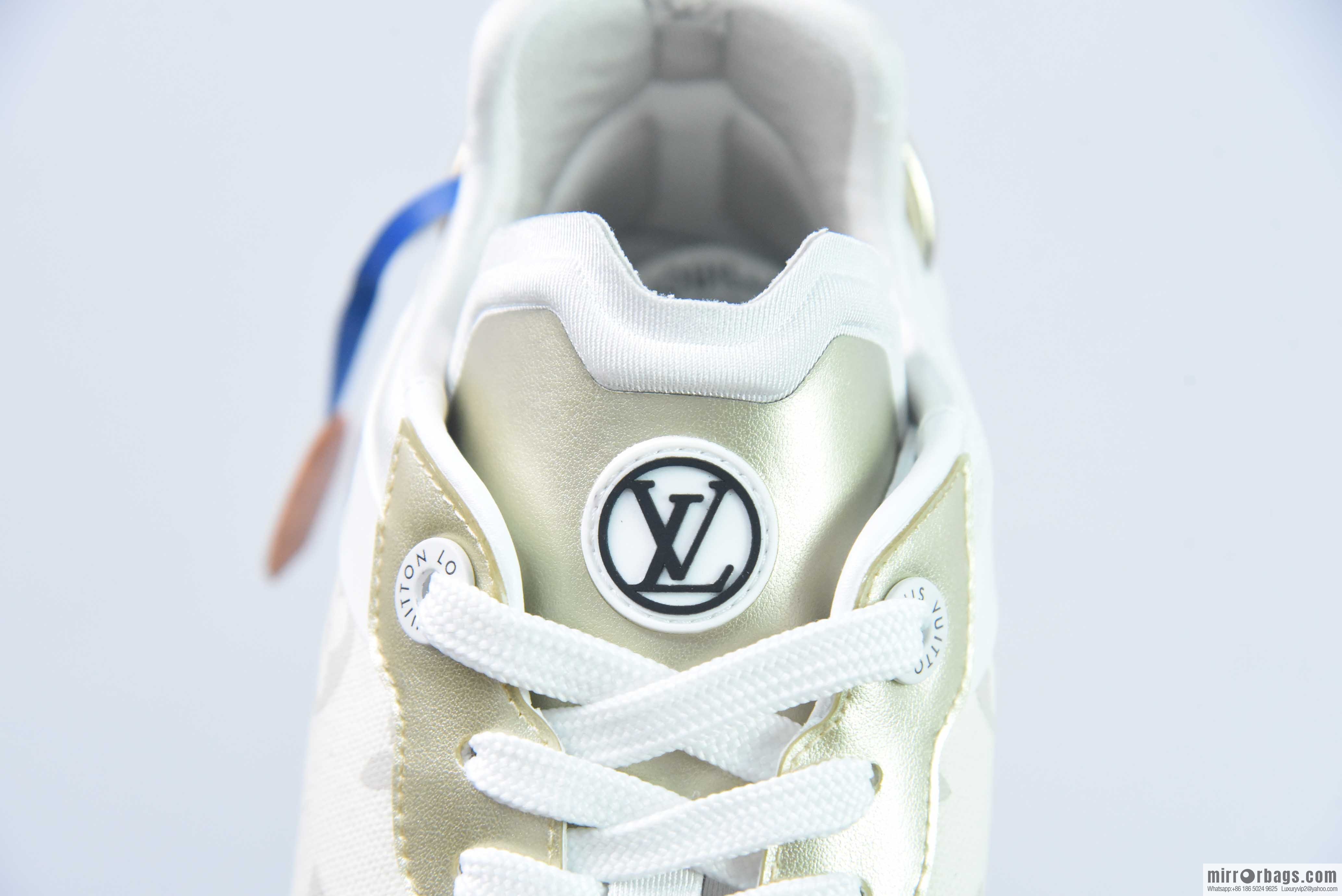 LV/Louis Vuitton, pure imported DK breathable mesh fabric RUN55 sneakers