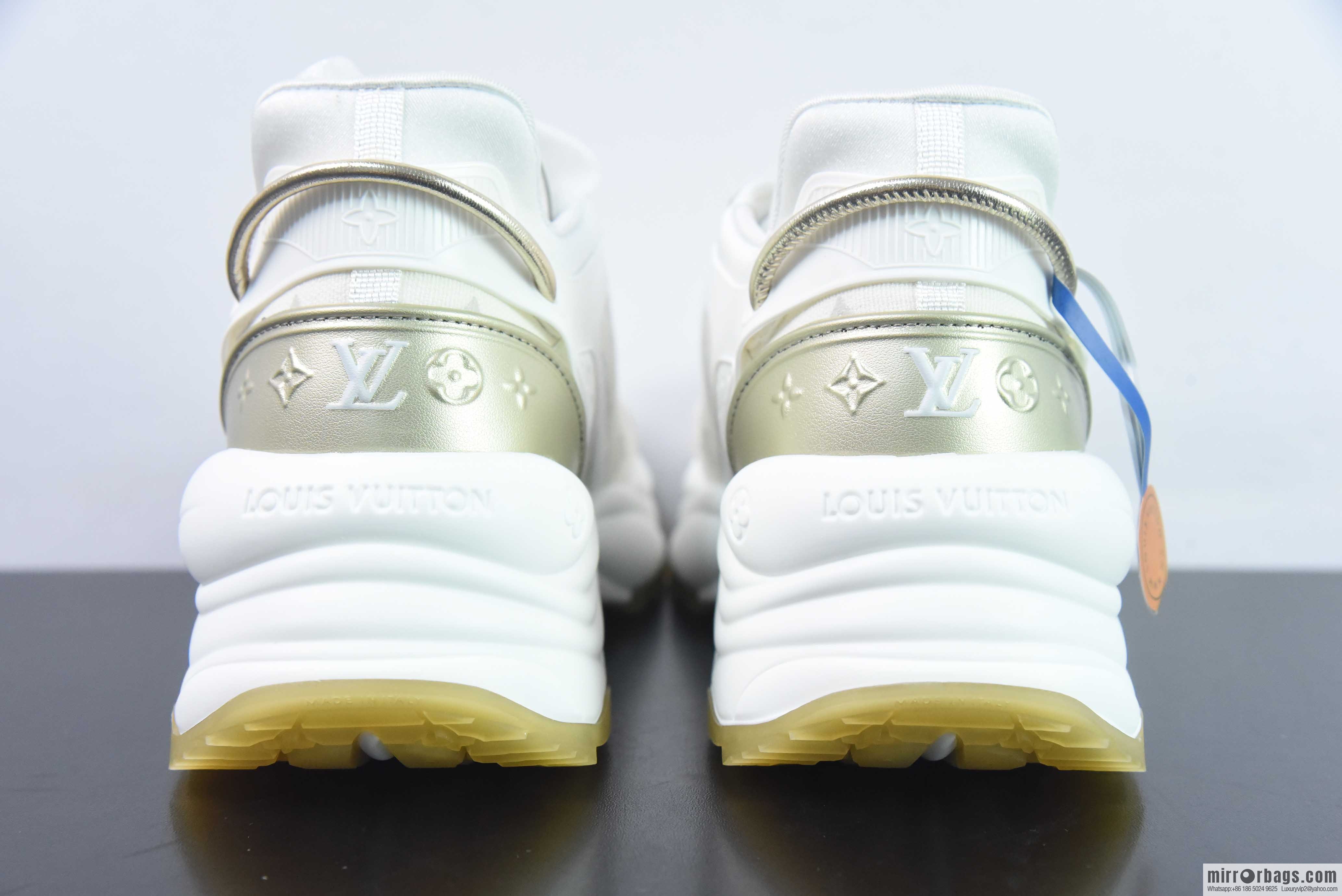 LV/Louis Vuitton, pure imported DK breathable mesh fabric RUN55 sneakers
