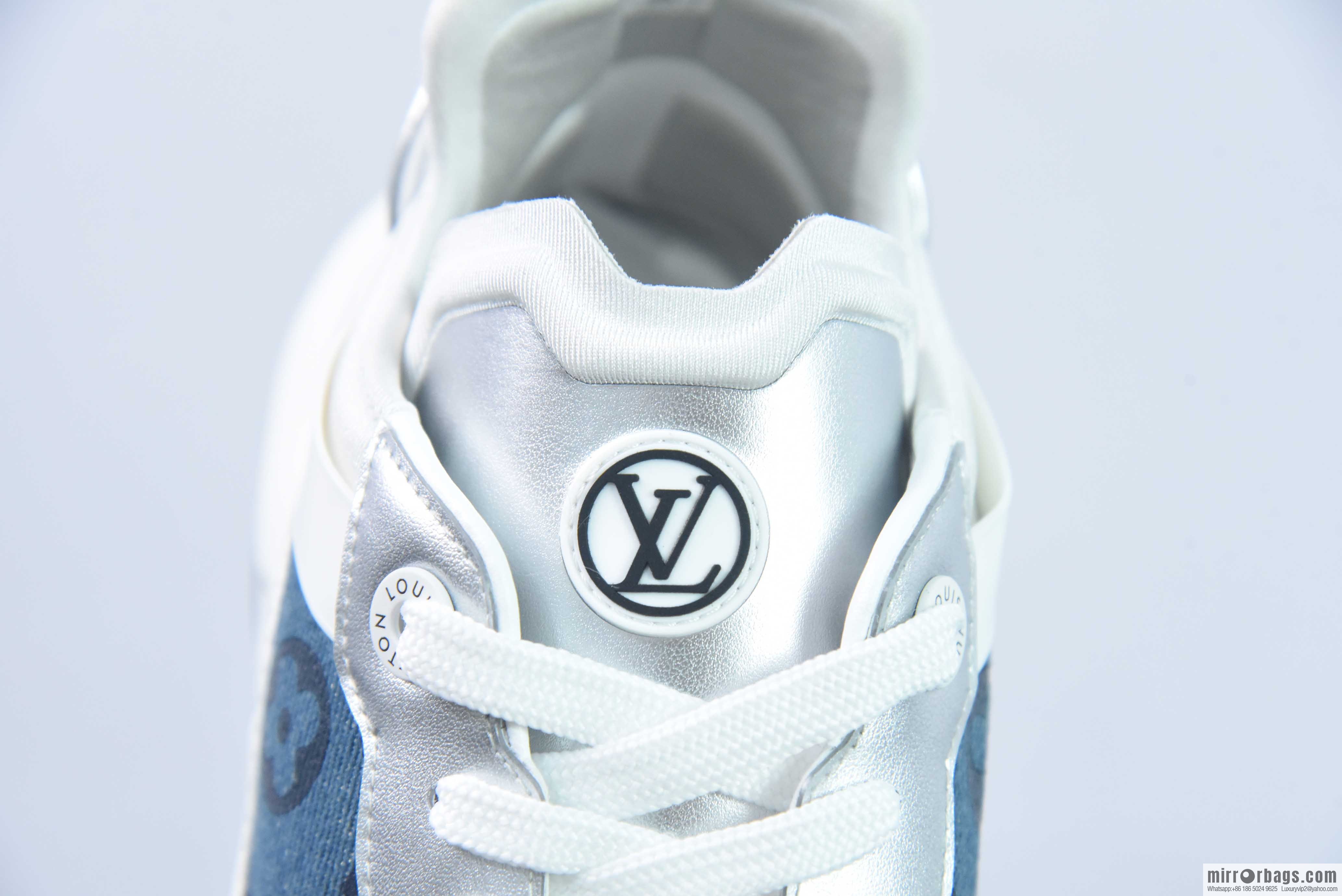 LV/Louis Vuitton, pure imported DK breathable mesh fabric RUN55 sneakers