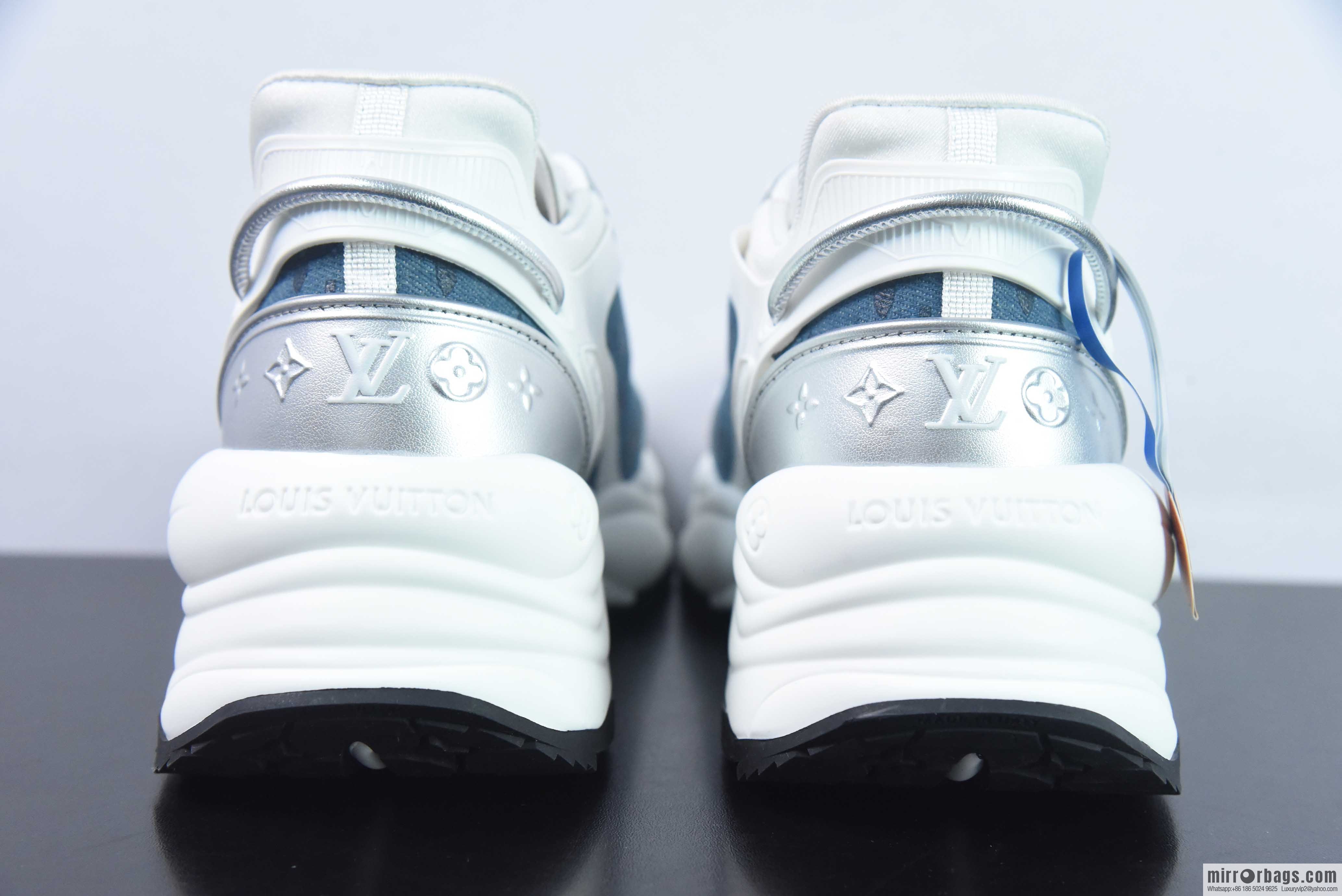 LV/Louis Vuitton, pure imported DK breathable mesh fabric RUN55 sneakers