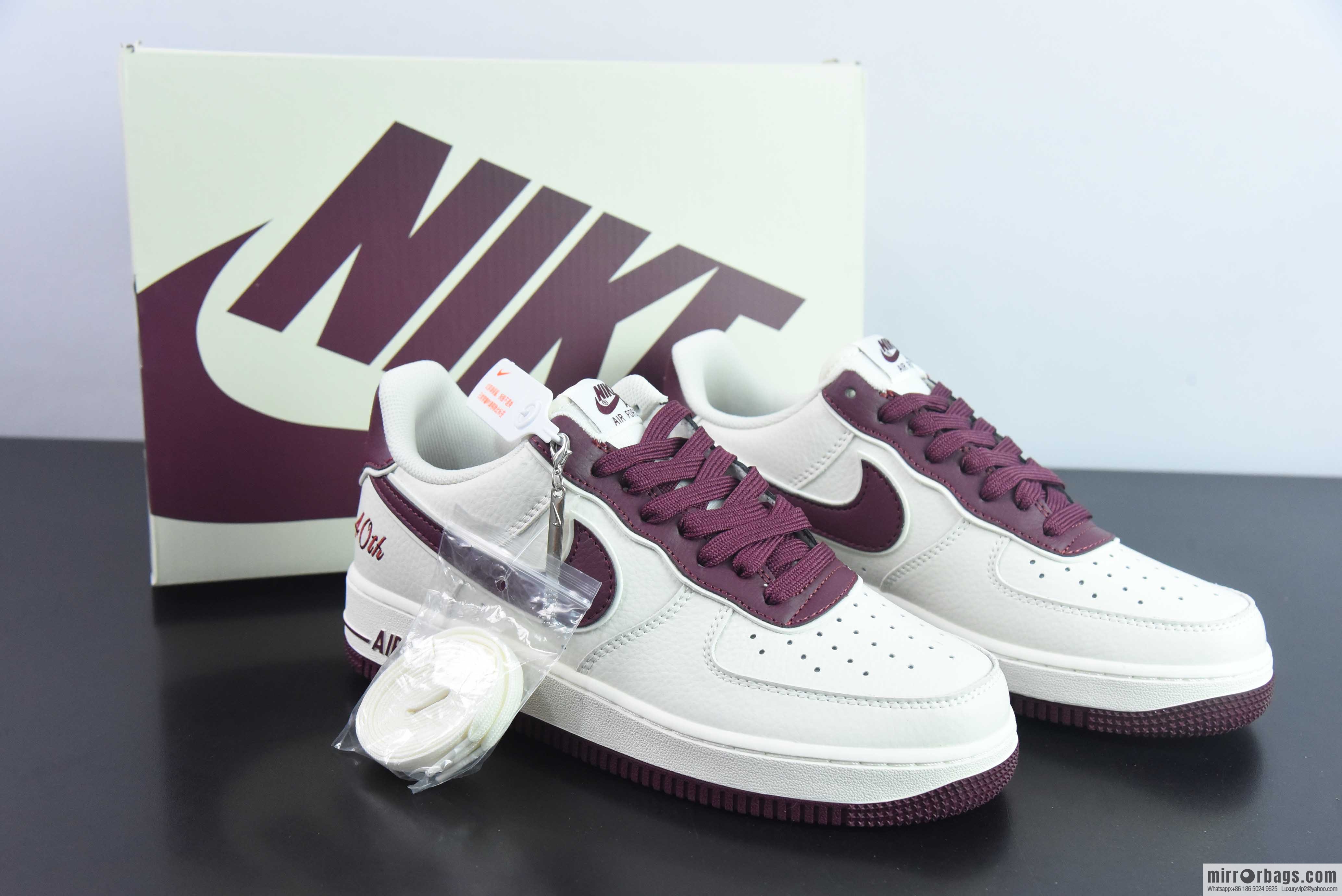 Nike Air Force 1 Low 07 40th Baijiu red sneaker, item number: JF1983 551