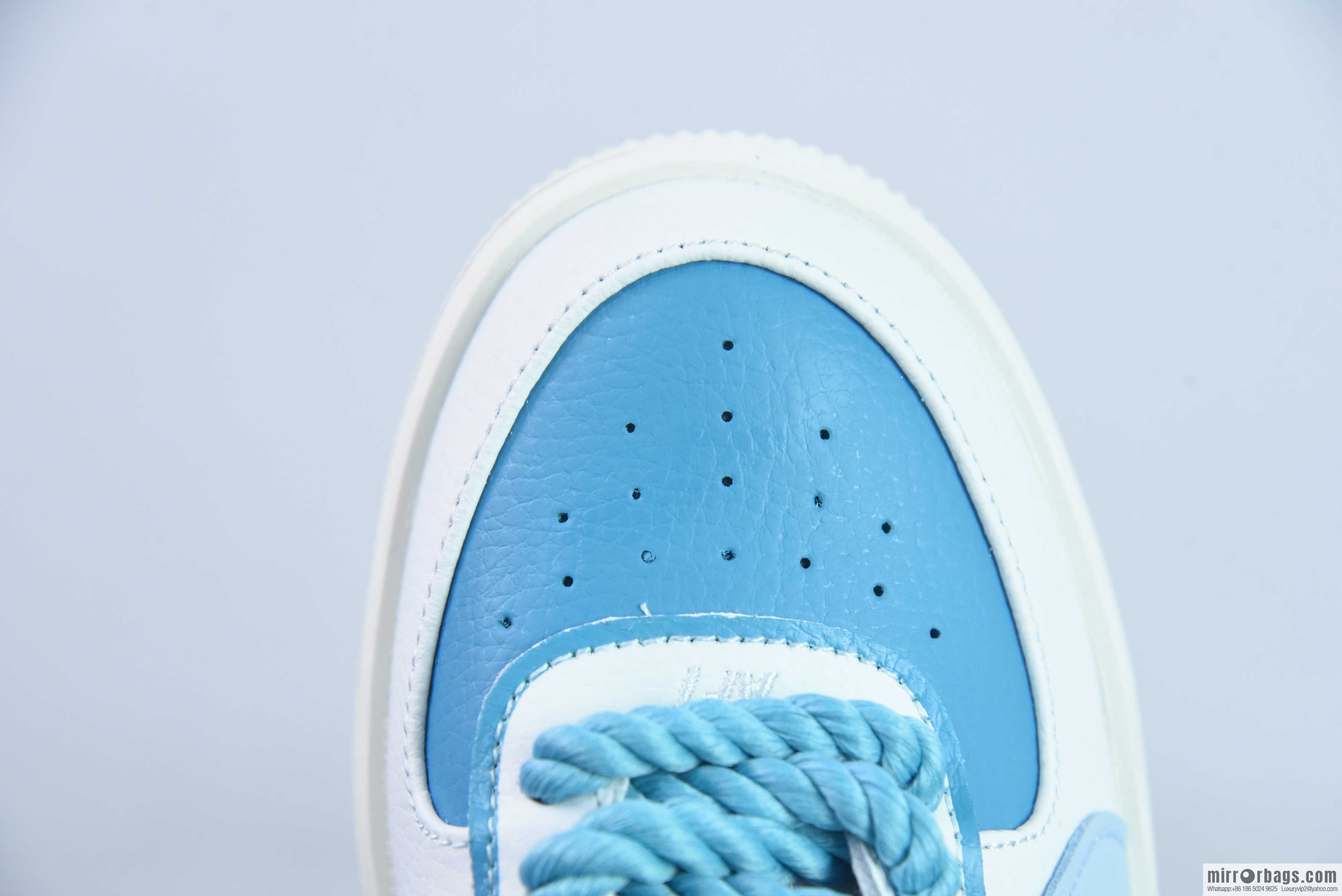 Nike Air Force 1 Low 07 PLT.AF. ORM white and blue sneakers, item number: DJ9946 111