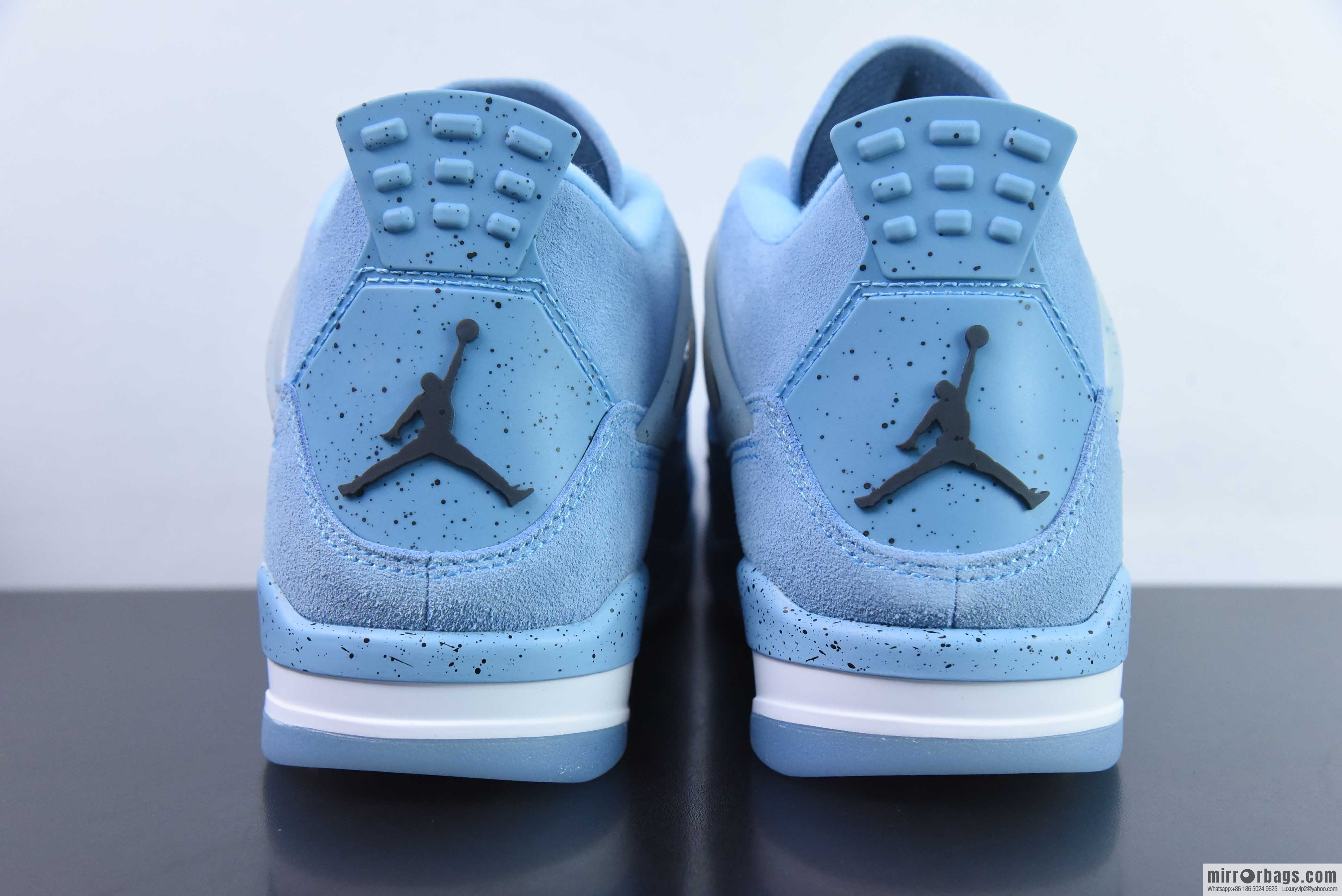 Air Jordan 4 AJ4 joint UNC university blue sneakers, item number: AJ4-HO12MNJDLS247