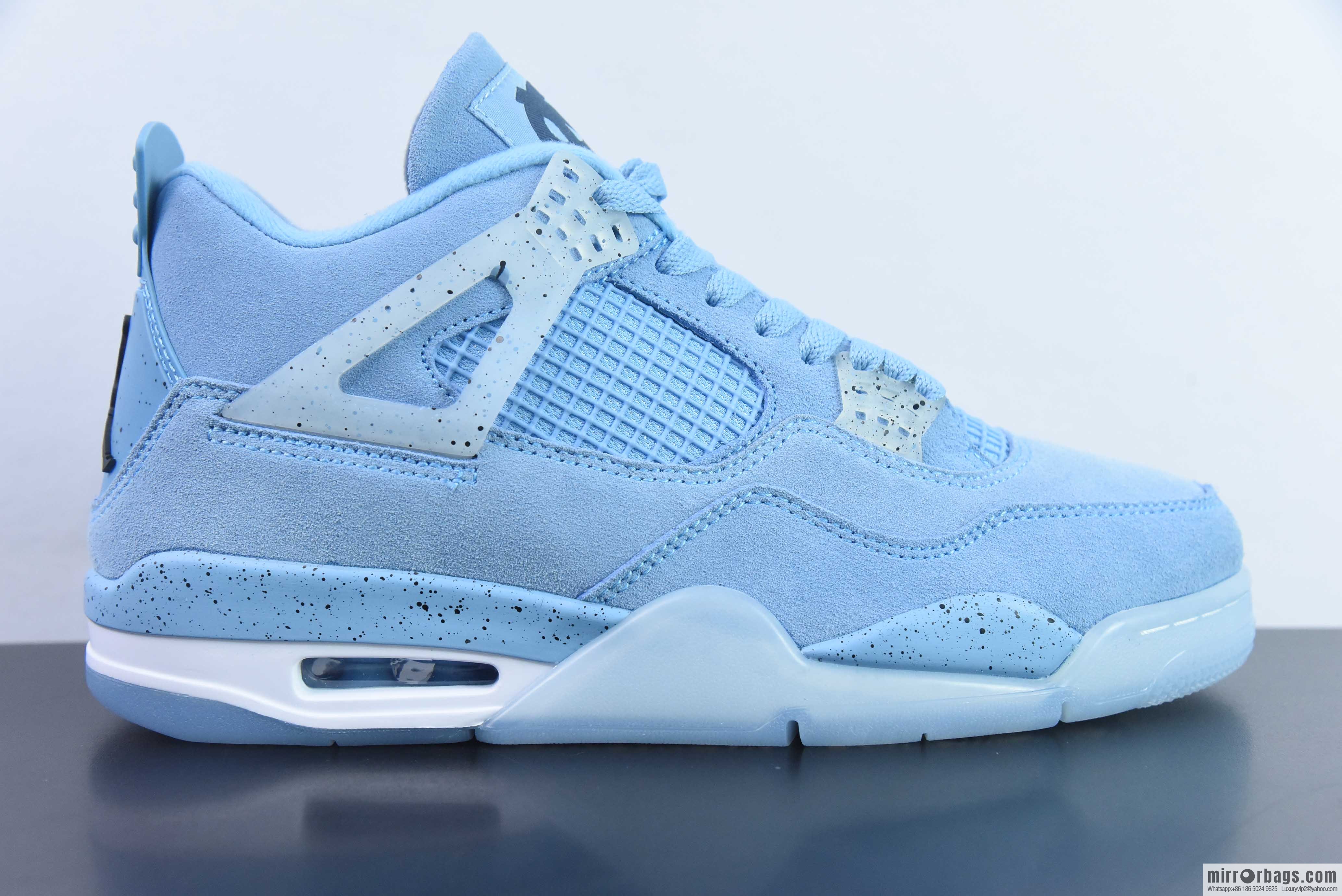 Air Jordan 4 AJ4 joint UNC university blue sneakers, item number: AJ4-HO12MNJDLS247
