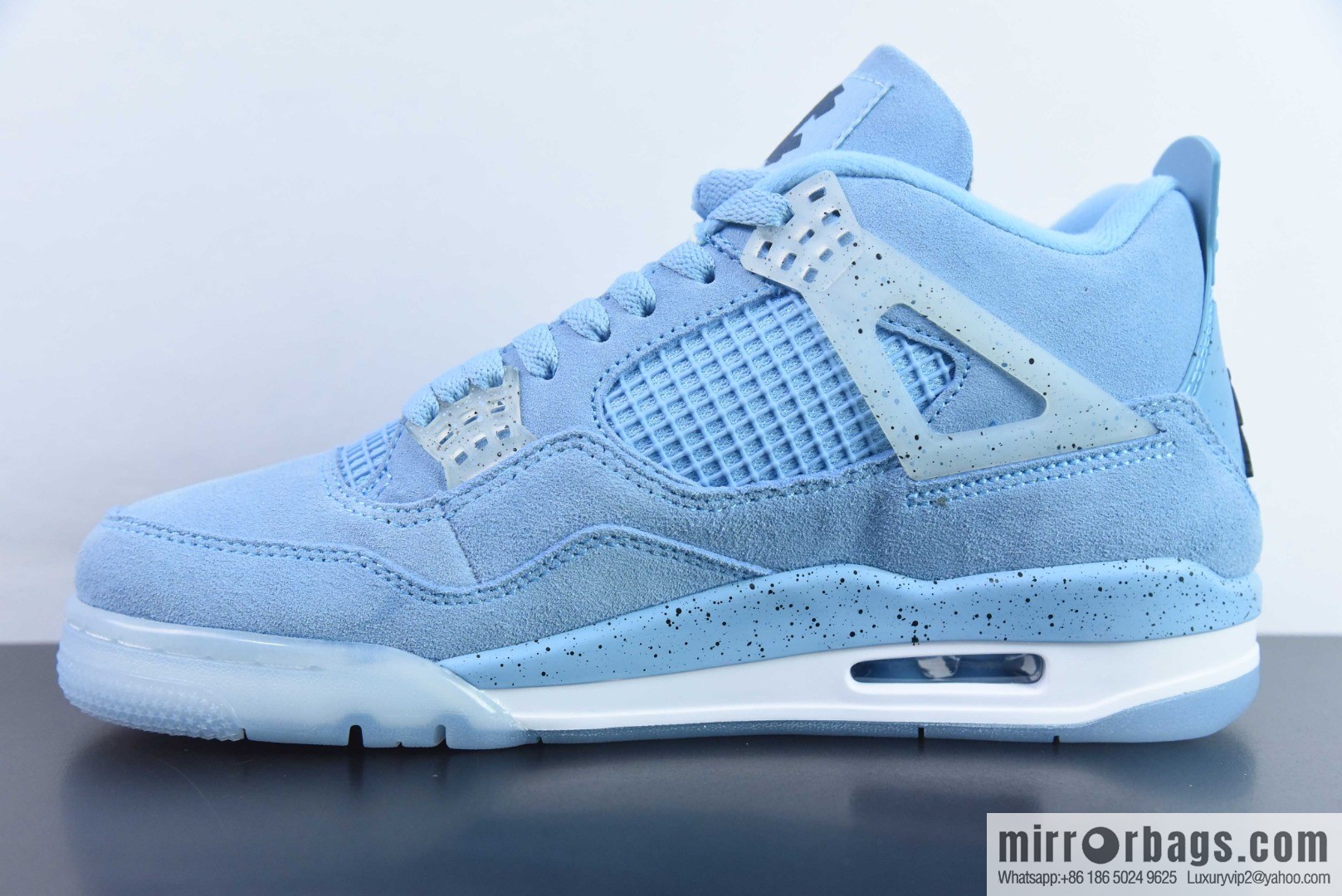 Air Jordan 4 AJ4 joint UNC university blue sneakers, item number: AJ4-HO12MNJDLS247