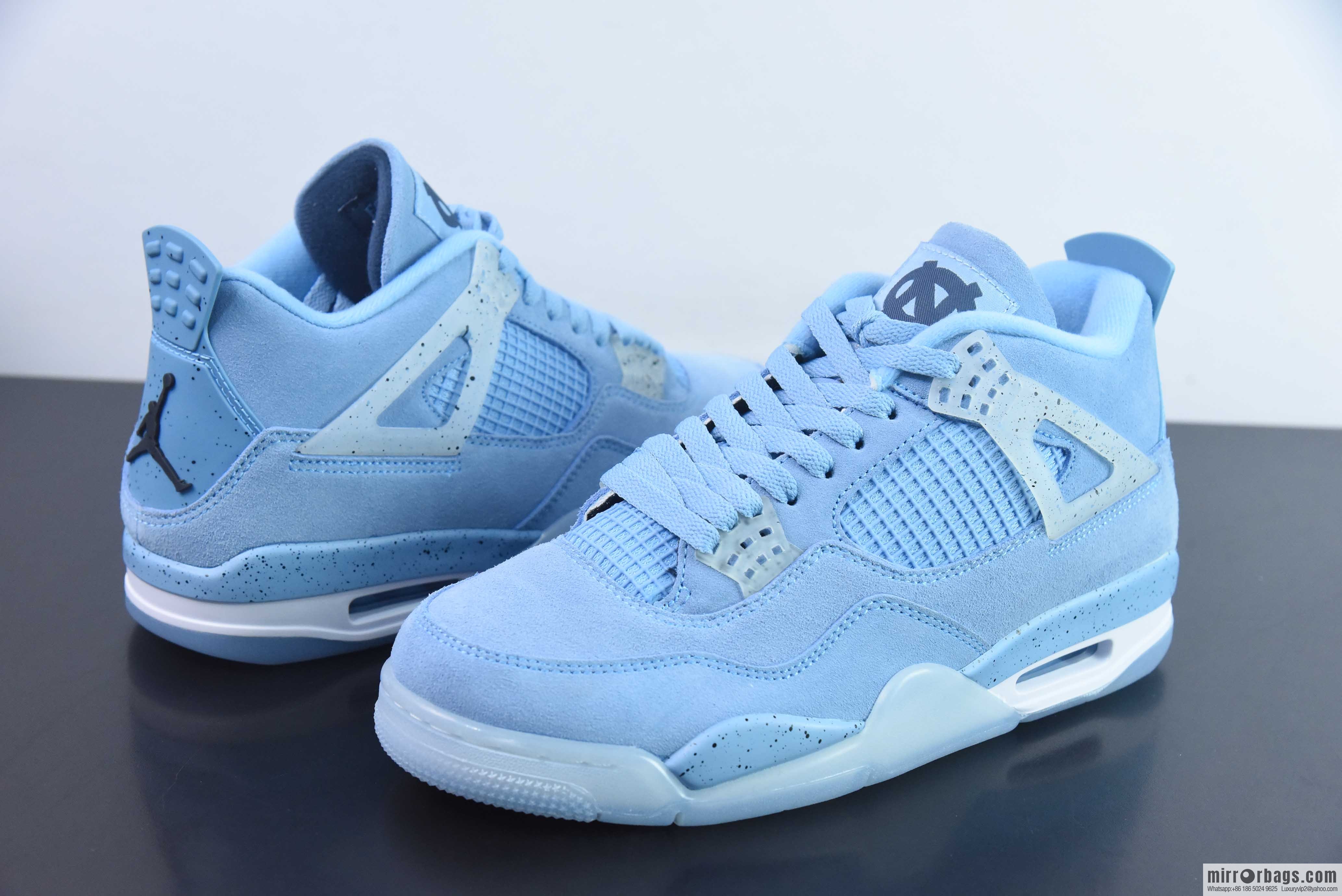 Air Jordan 4 AJ4 joint UNC university blue sneakers, item number: AJ4-HO12MNJDLS247