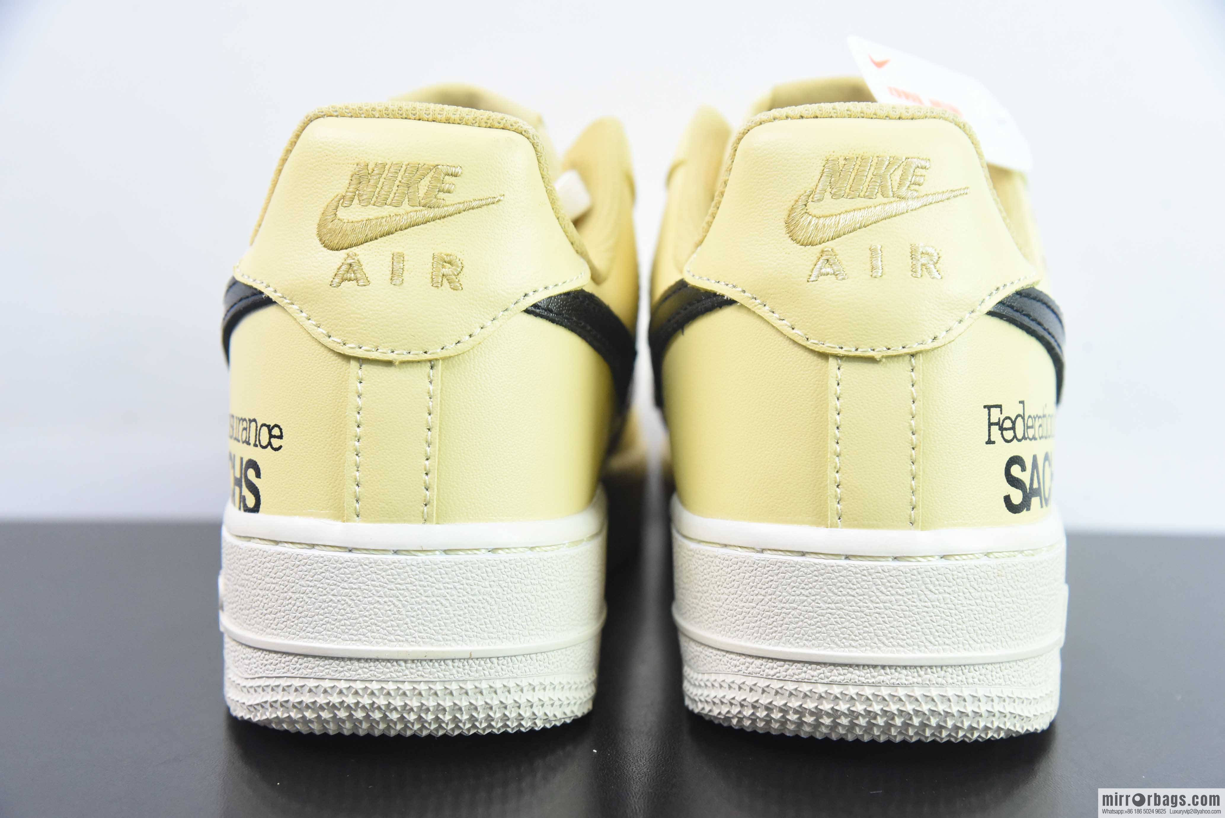 Nike Air Force 1 Low-top sports and leisure board shoes, English graffiti 71 yellow, item number: CW2288-111