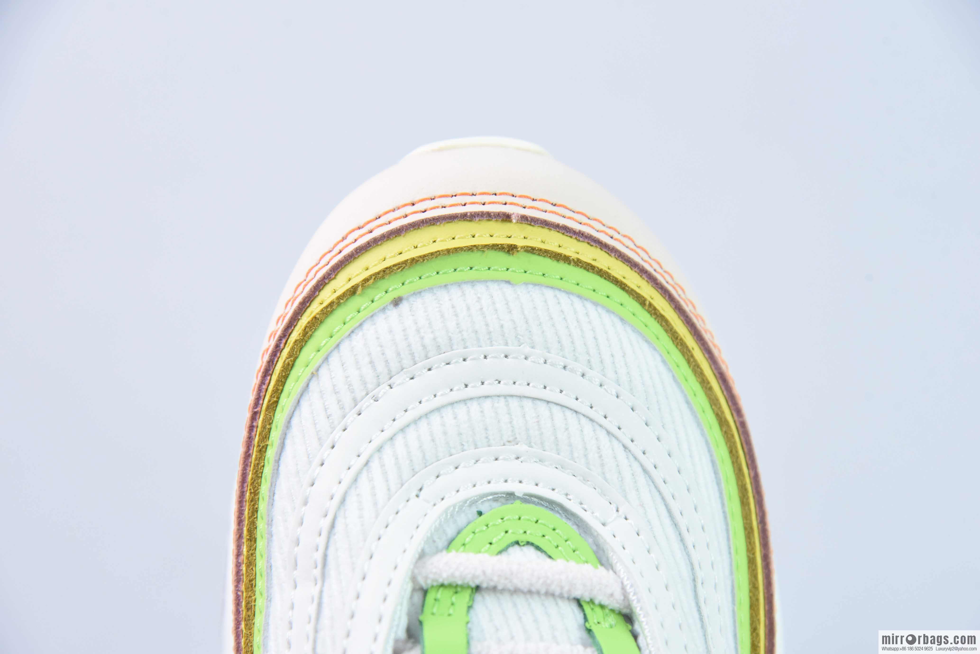 NK Air Max 97 OG white and yellow pink sneakers, item number: FD0870-100
