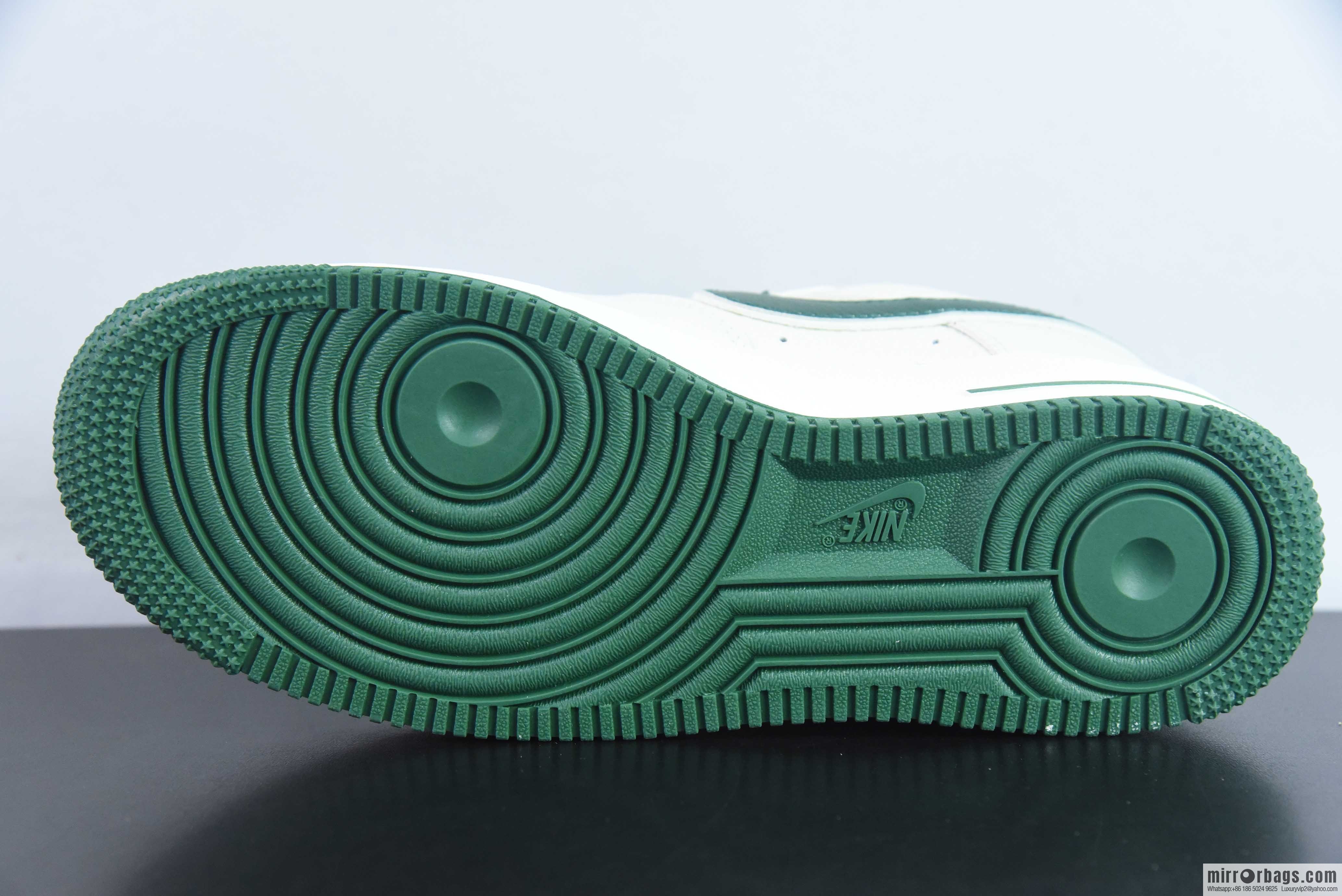 Nike Air Force 1 AF1 Air Force One/Low Top, White and Green 40th Anniversary Edition, Item Number: JF1983-558