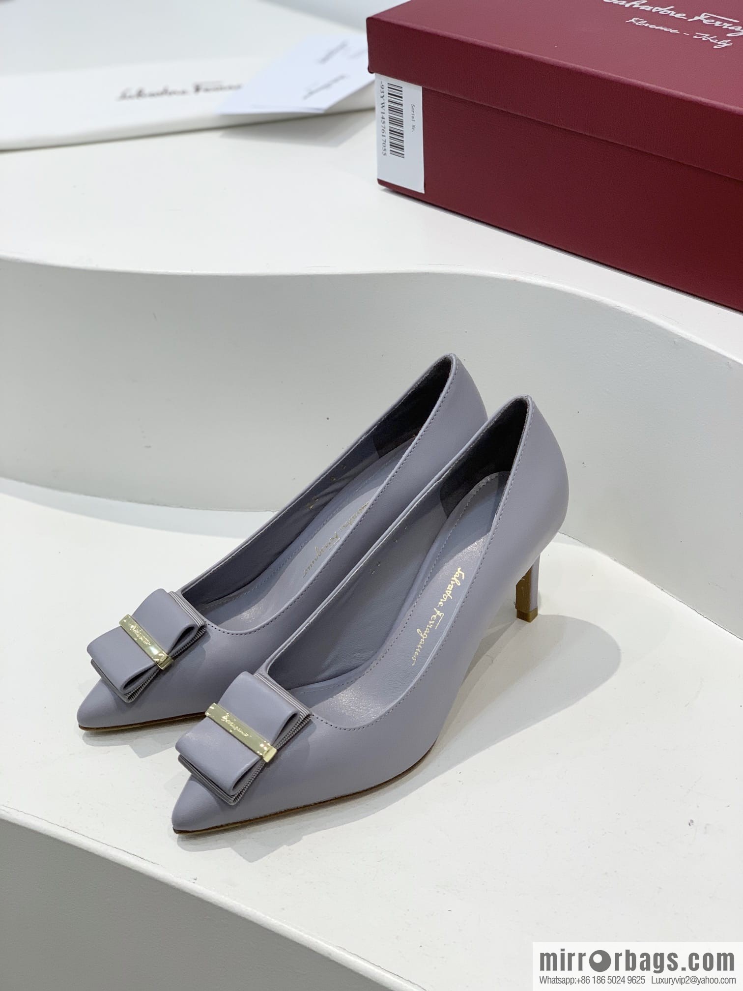 Salvatore Ferragamo ✔️ New! Ferragamo Double Bow Point High Heels Shoes