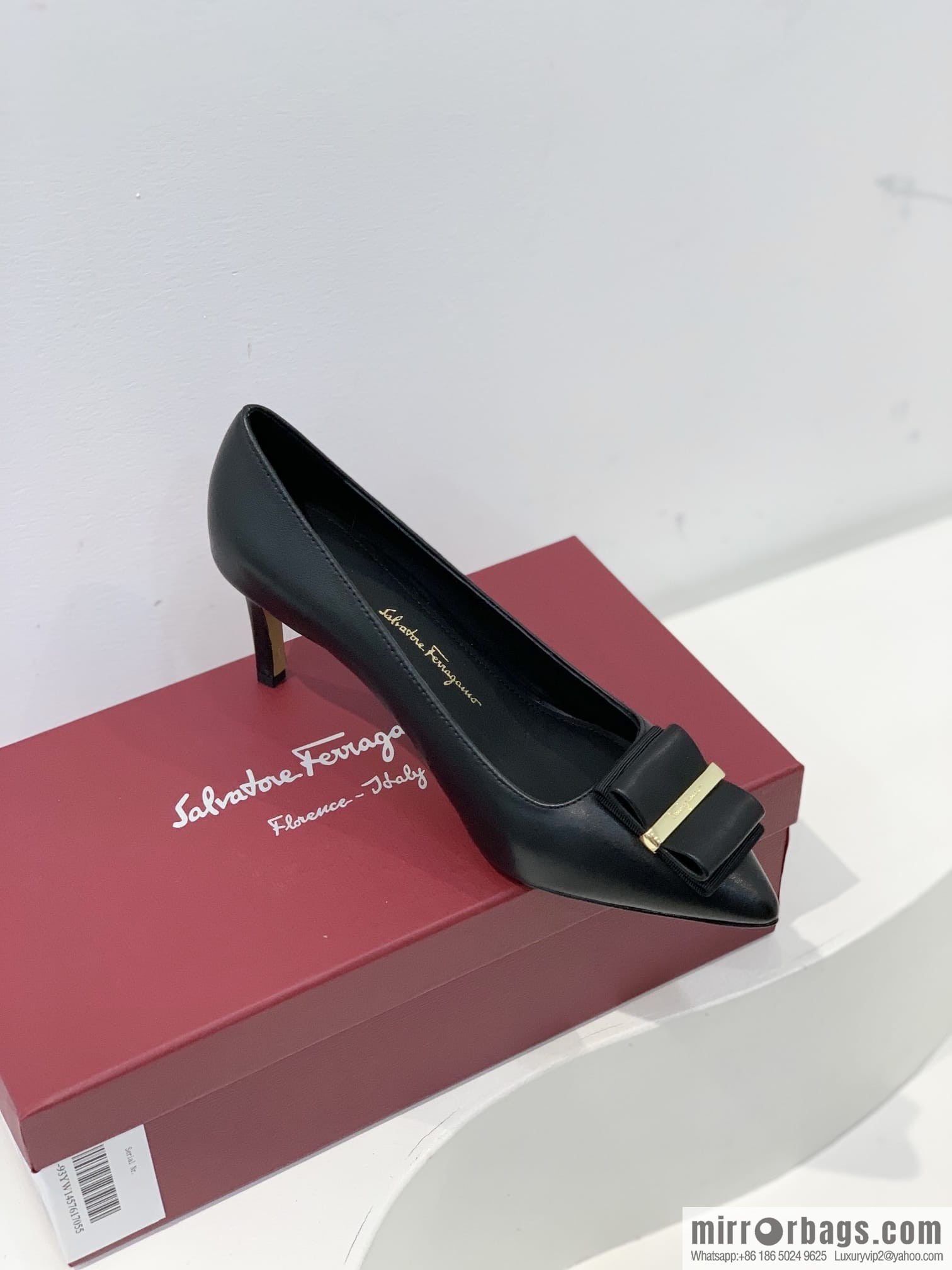 Salvatore Ferragamo ✔️ New! Ferragamo Double Bow Point High Heels Shoes