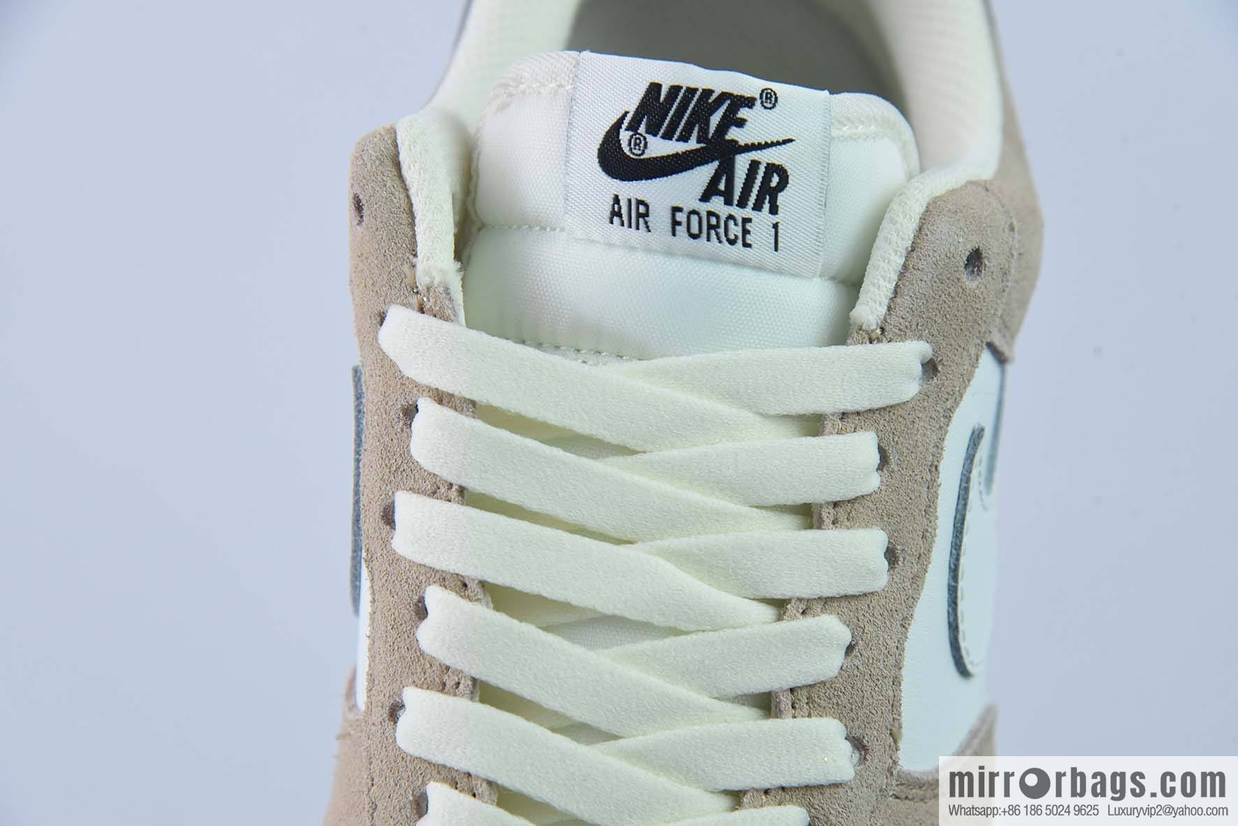 Nike Air Force 1 Low '07 Suede, White Brown, Wheat color scheme Air Force No. 1 Low Top Casual Board Shoes Item Number: LZ6699-522