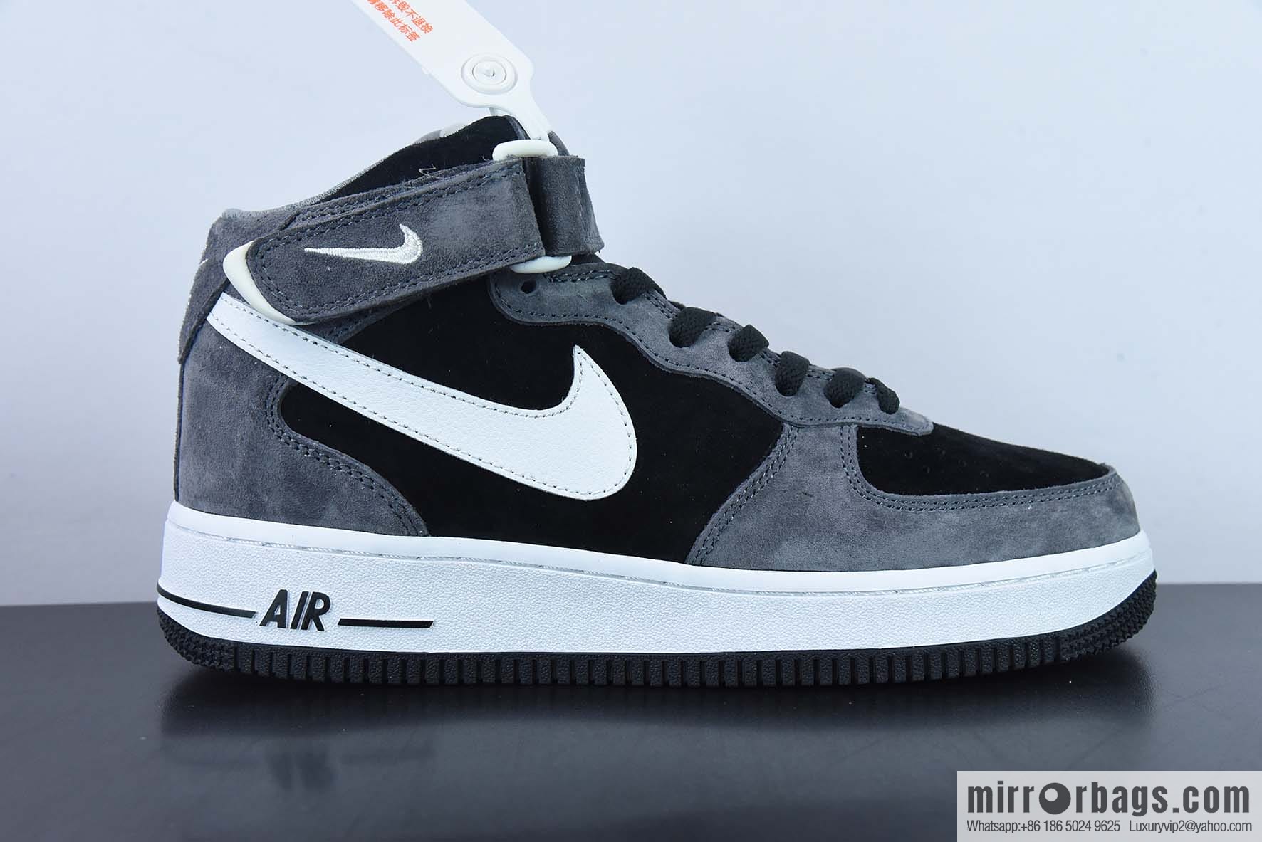 Nike Air Force 1 MID '07 all suede, dark gray color scheme Air Force One medium help item number: QT3369-996