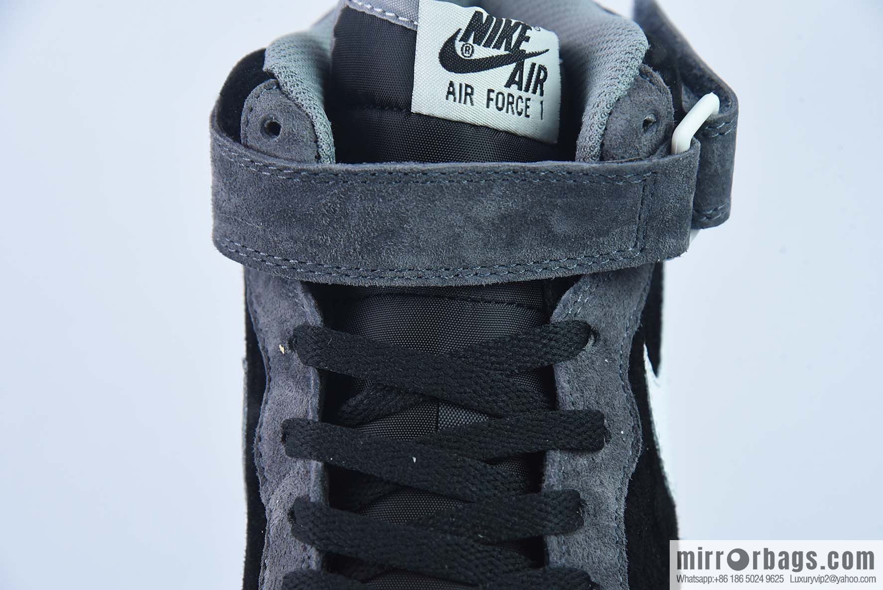 Nike Air Force 1 MID '07 all suede, dark gray color scheme Air Force One medium help item number: QT3369-996