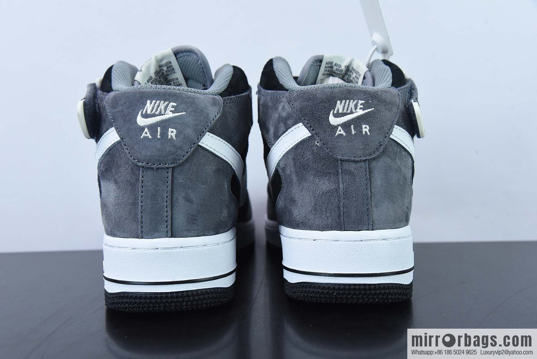 Nike Air Force 1 MID '07 all suede, dark gray color scheme Air Force One medium help item number: QT3369-996
