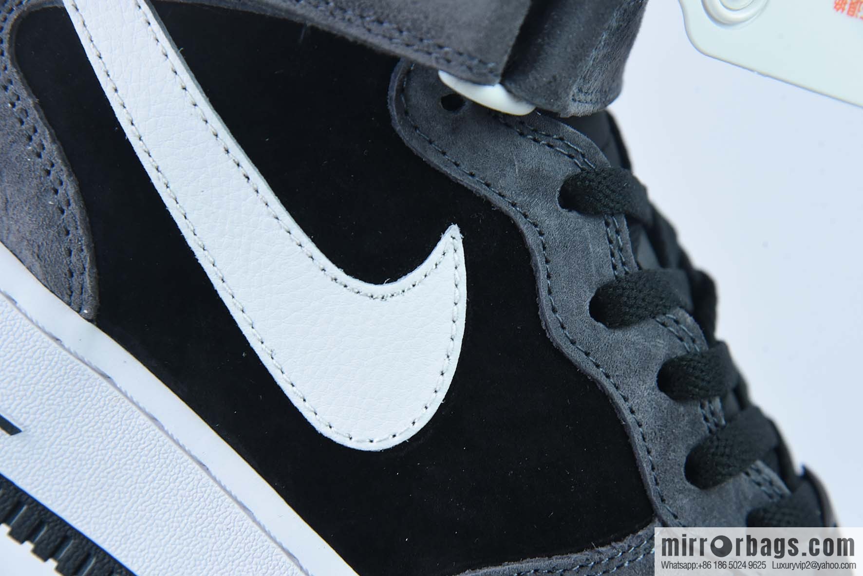 Nike Air Force 1 MID '07 all suede, dark gray color scheme Air Force One medium help item number: QT3369-996