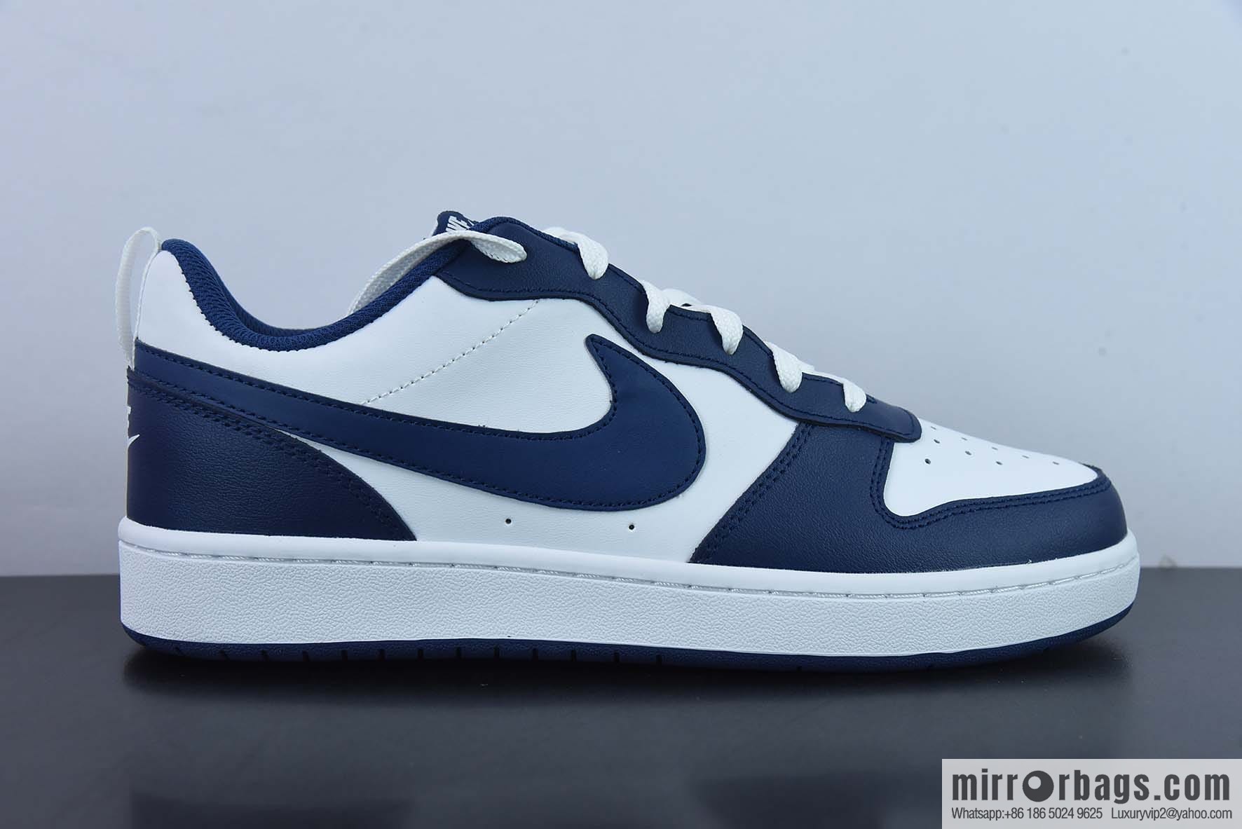 Nike Court Borough Low 2 (GS) blue and white, Korean original low-top casual board shoes, private order, item number: BQ5448 107