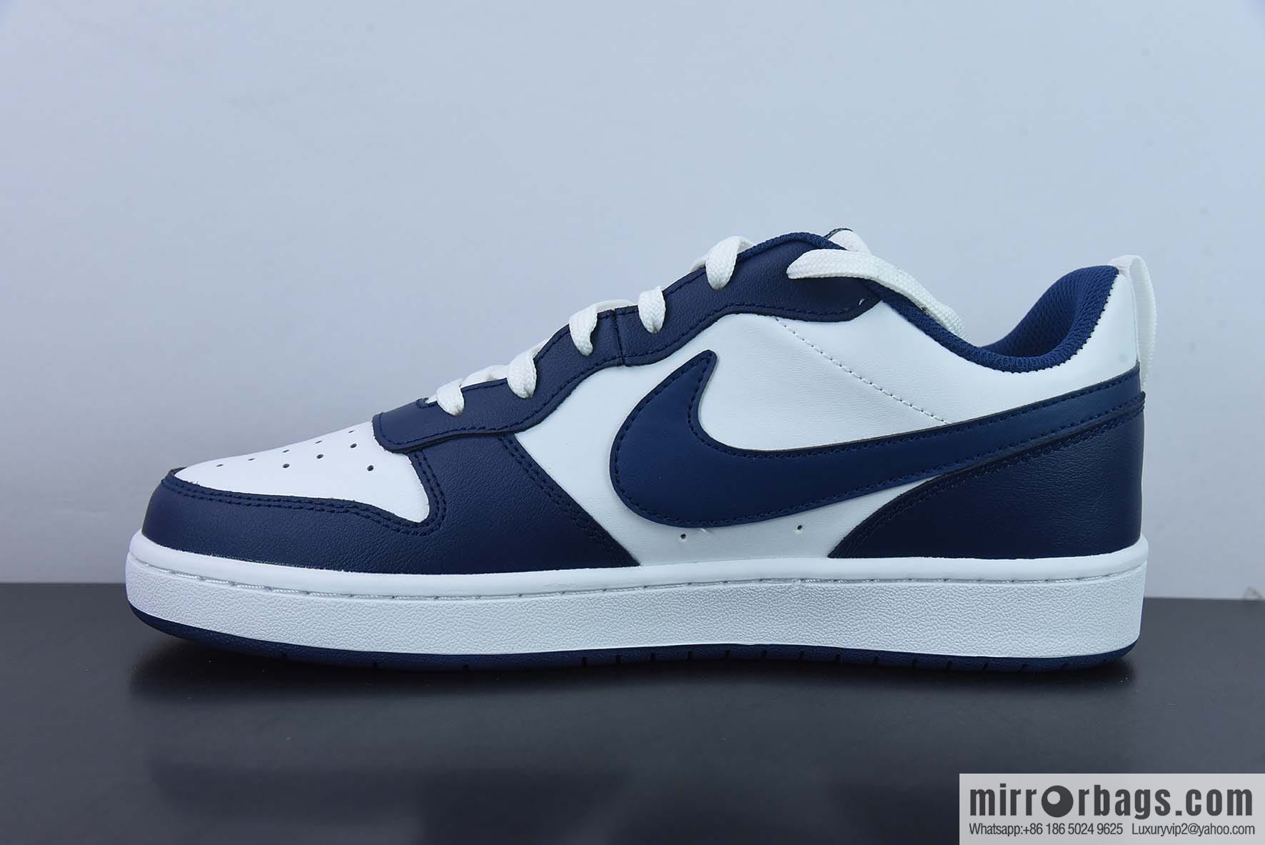 Nike Court Borough Low 2 (GS) blue and white, Korean original low-top casual board shoes, private order, item number: BQ5448 107