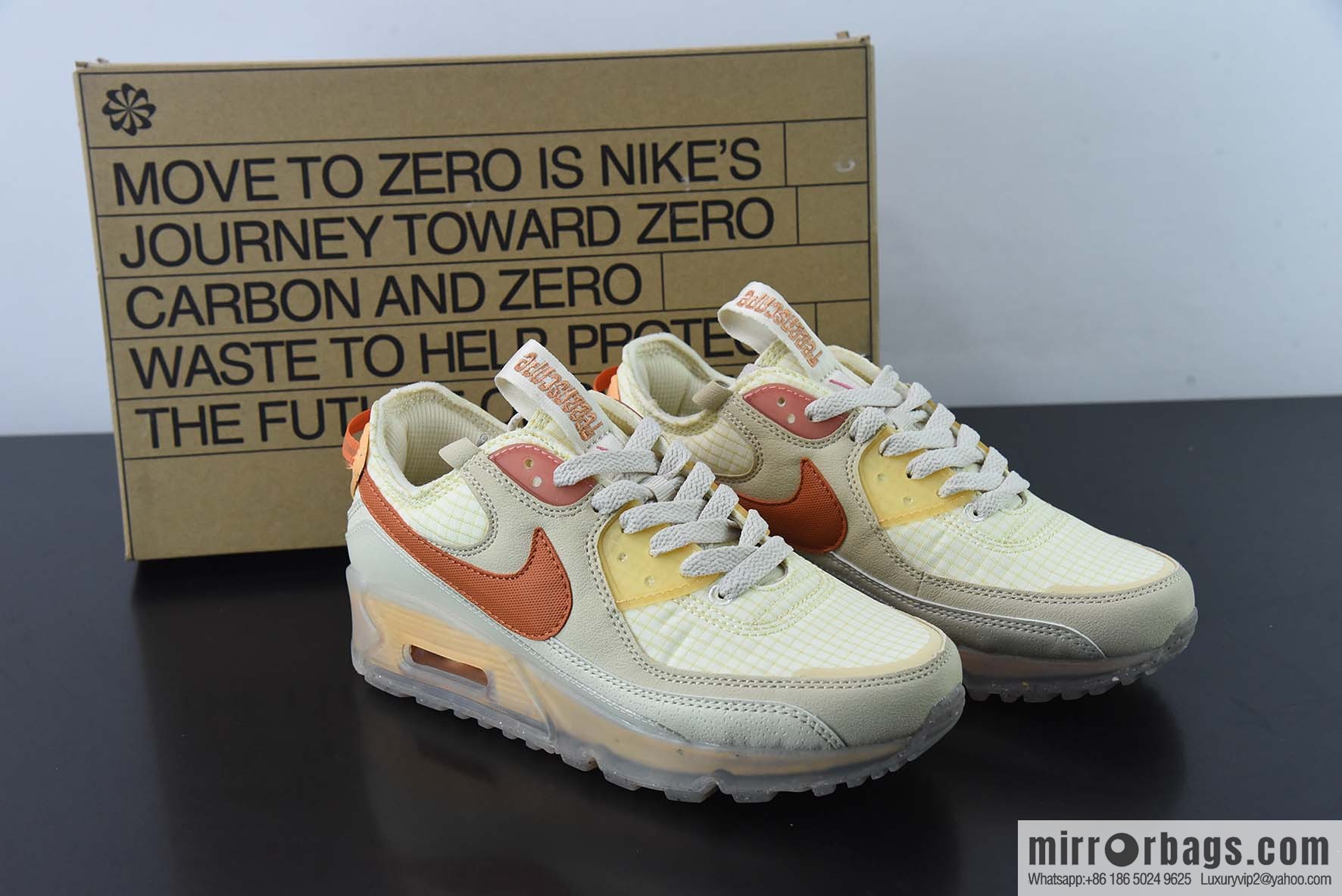 NK Air Max Terrascape 90 Mountain Terrain Collection Classic Vintage Versatile Casual Sports Air Unit Jogging Shoes, Item Number DH2973-200