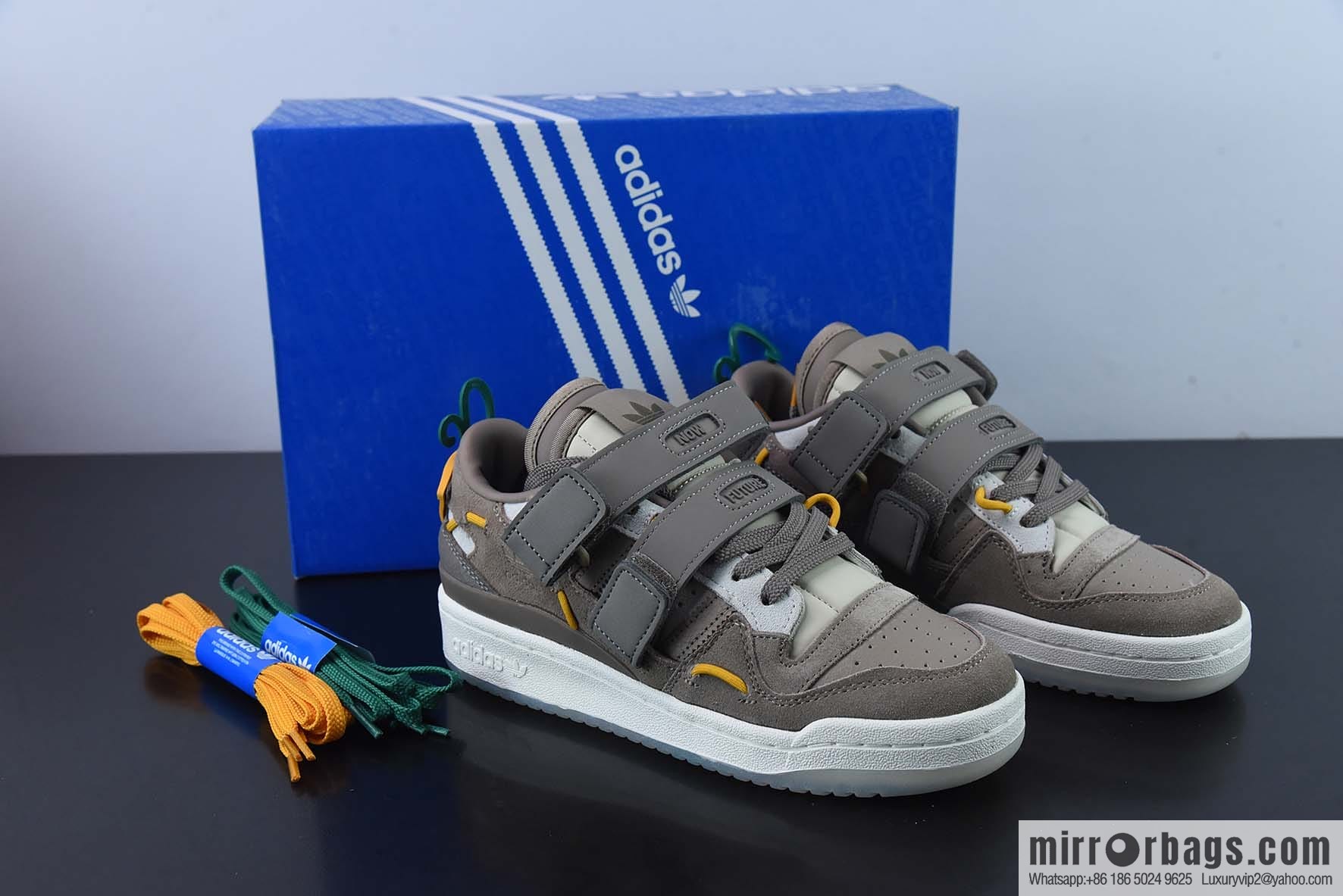 AD Adi, Clover Originals Forum 84 Low Roman series velcro low-top Vintage lace-up versatile casual sports shoes, item number: GV9223