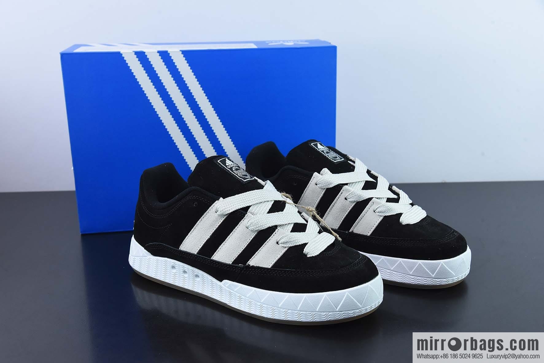 Atmos x Adidas Adimatic Low Matic Series Low Top Vintage Shark Bread Leisure Sports Leisure Skateboard Shoes Item Number: GY5274